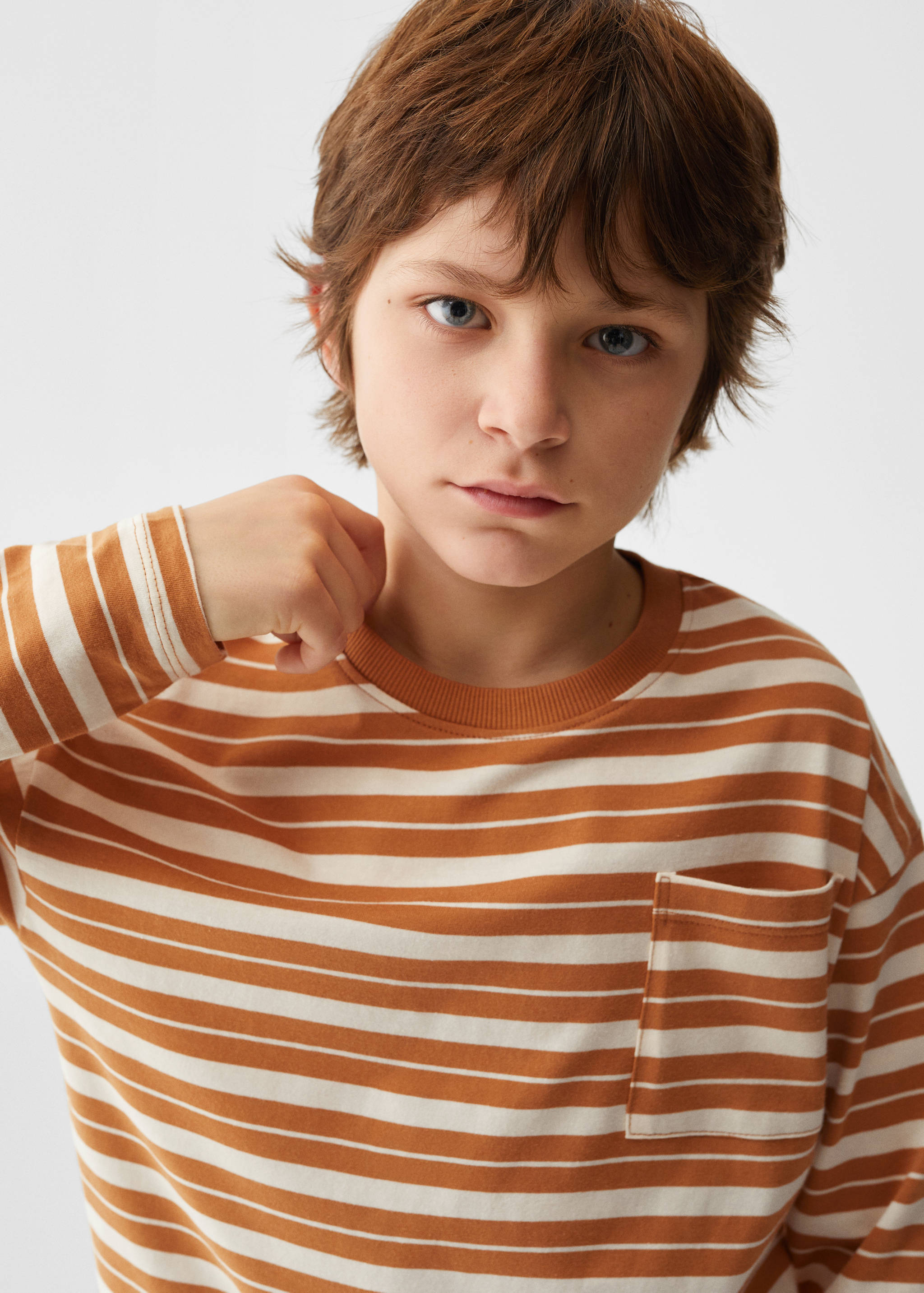 T-shirt manches longues rayures - Détail de l'article 1