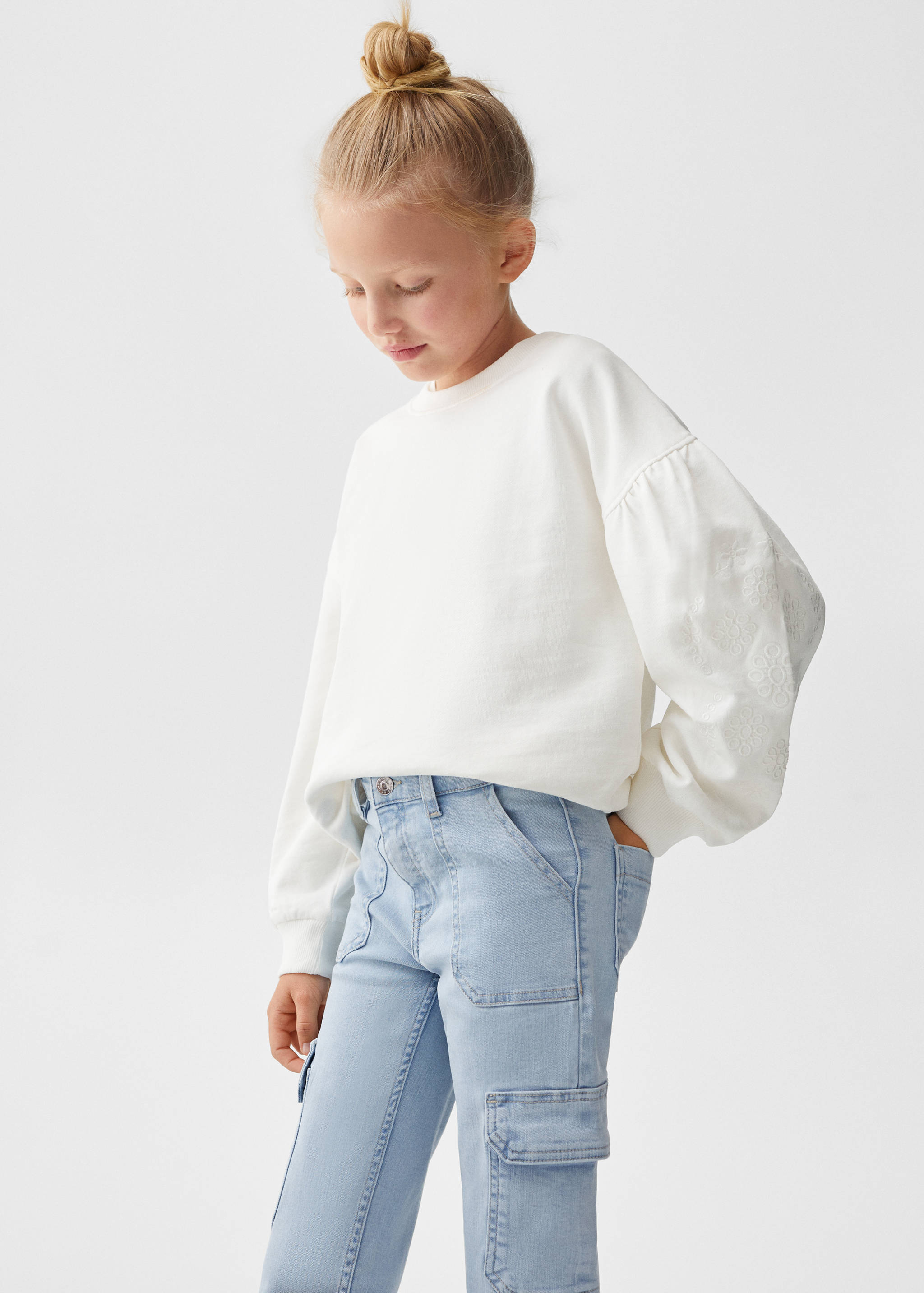 Pocket cargo jeans - Medium plane