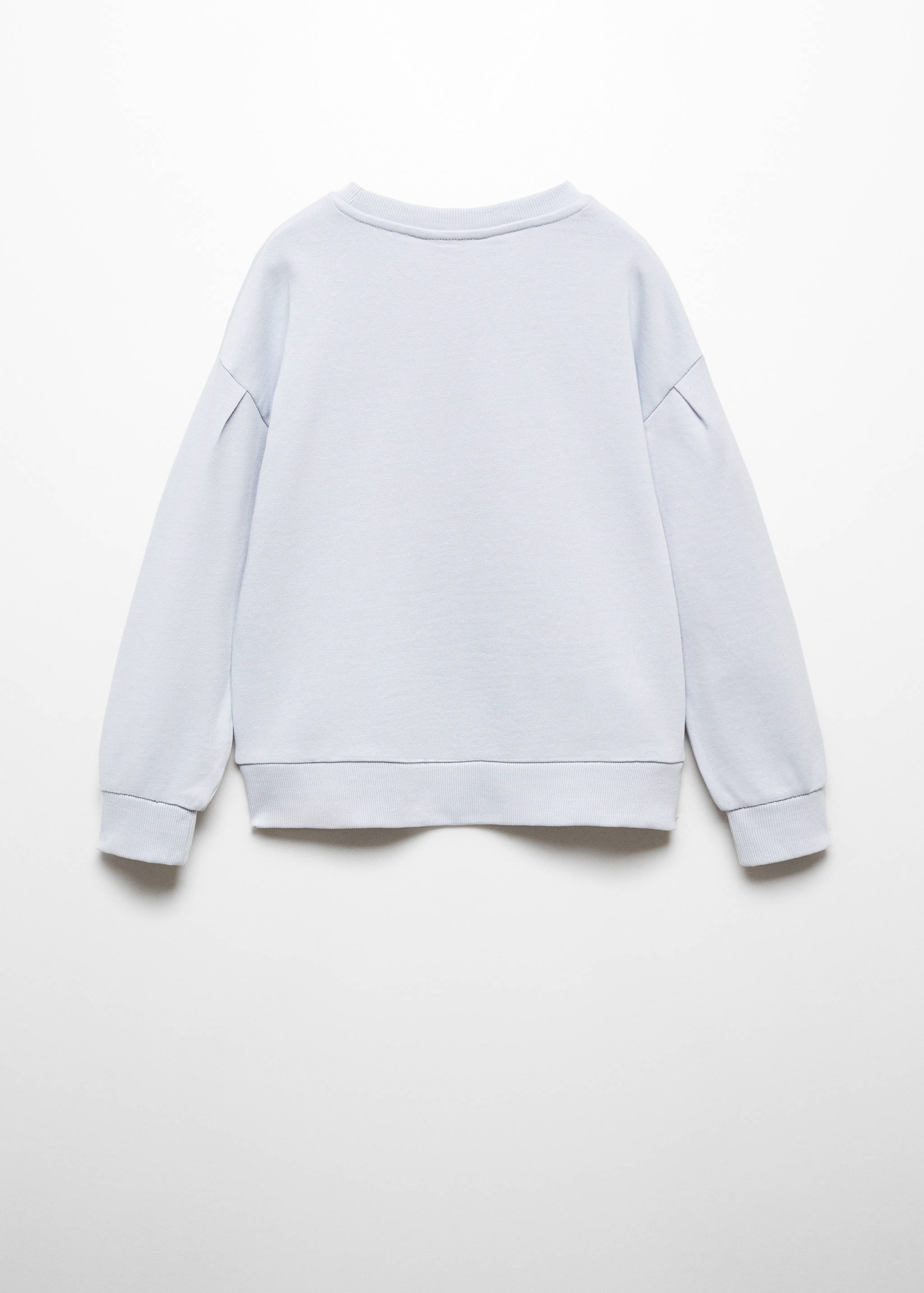 Printed cotton sweatshirt - Reverse of the article