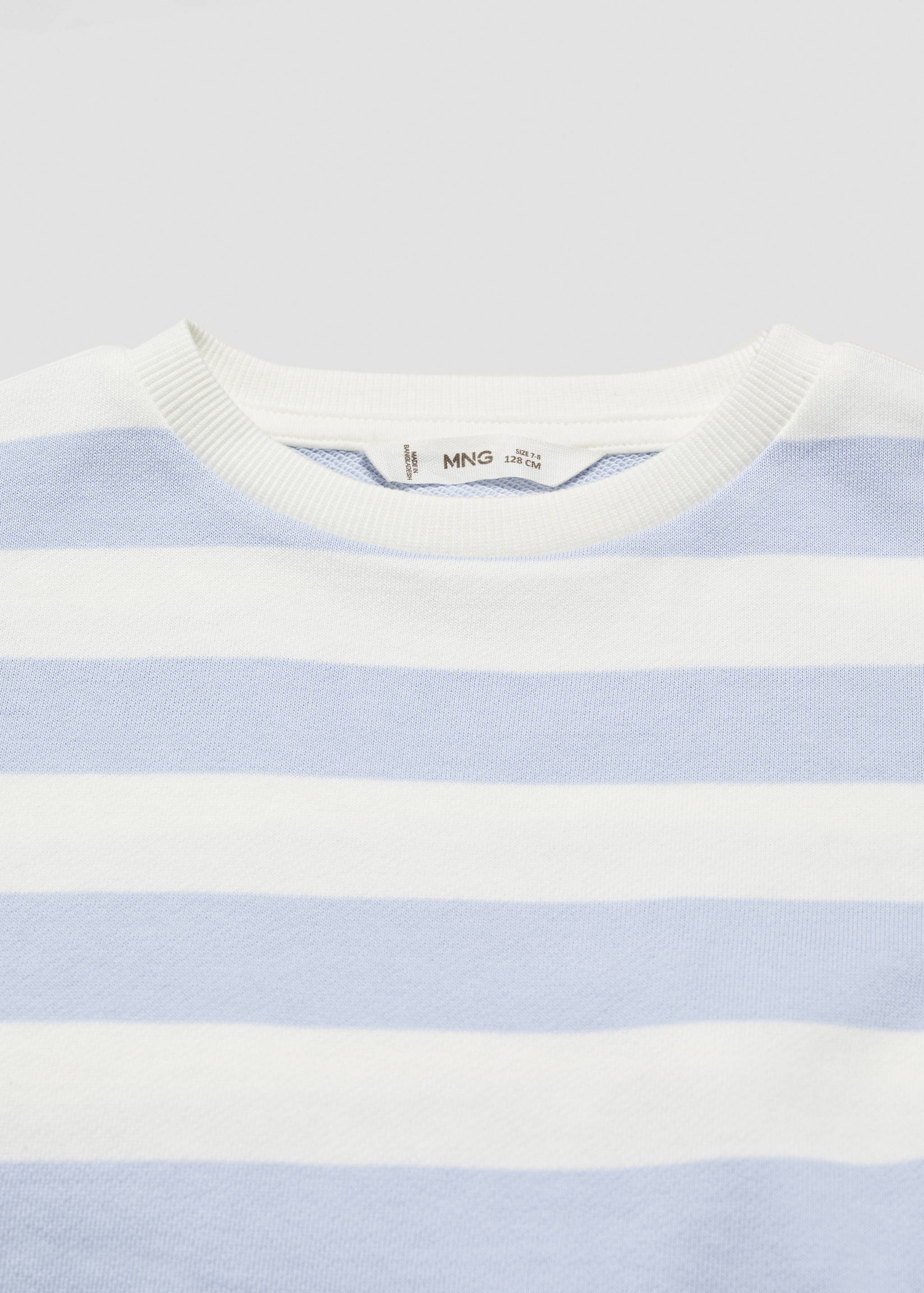 Striped cotton-blend sweatshirt - Details of the article 8
