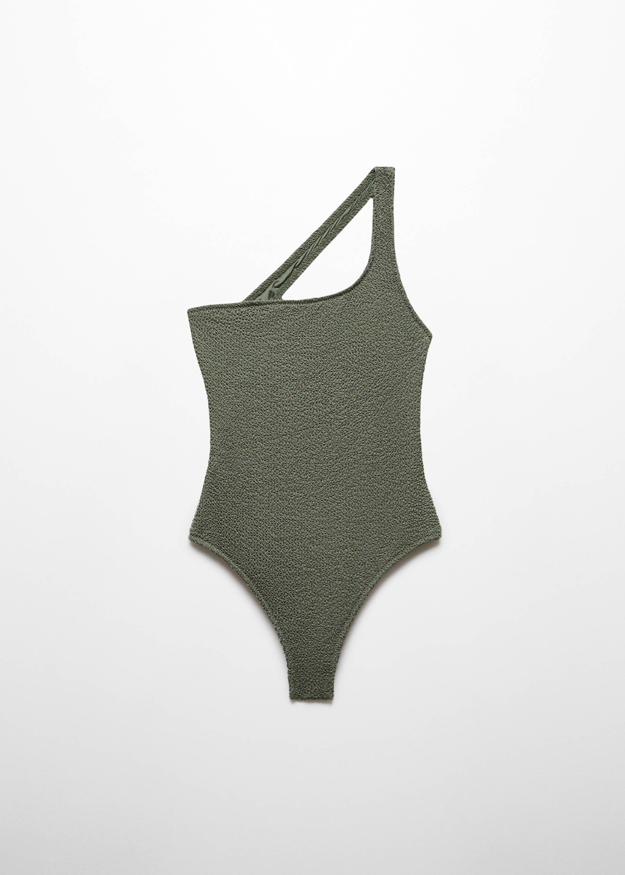 Maillot de bain asymétrique texture - Article sans modèle