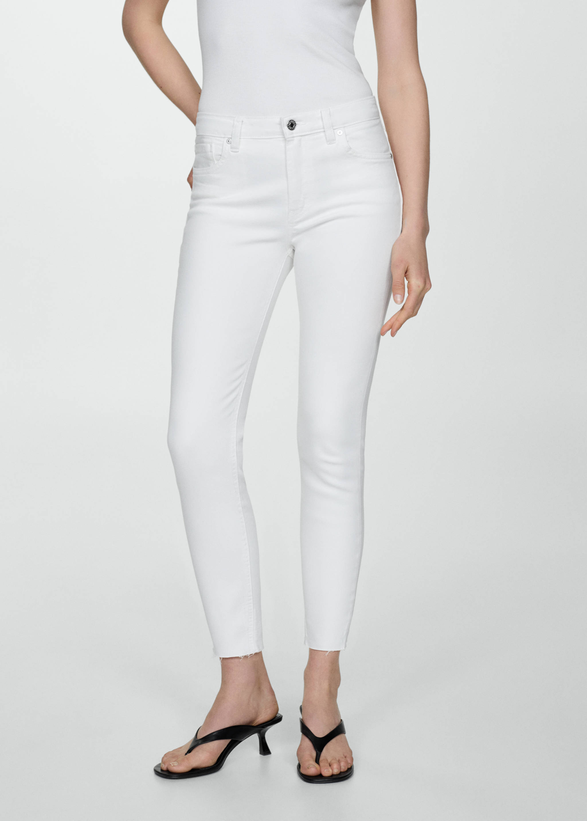 Skinny cropped jeans - Medium plane