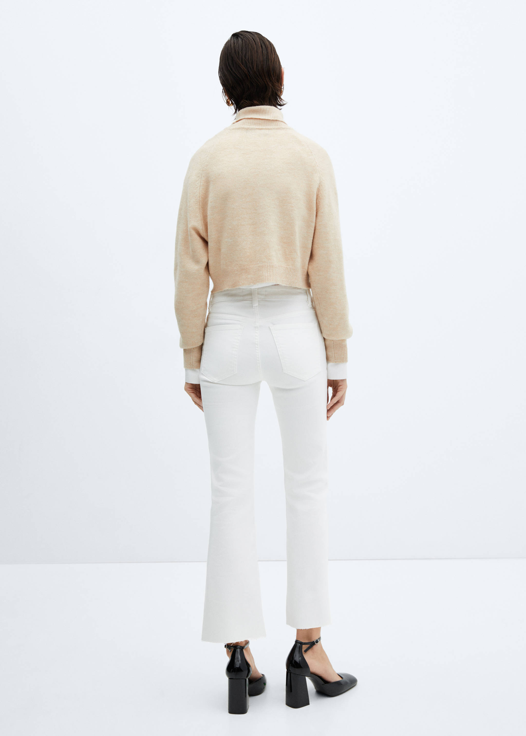 Flared-Crop-Jeans Sienna - Rückseite des Artikels