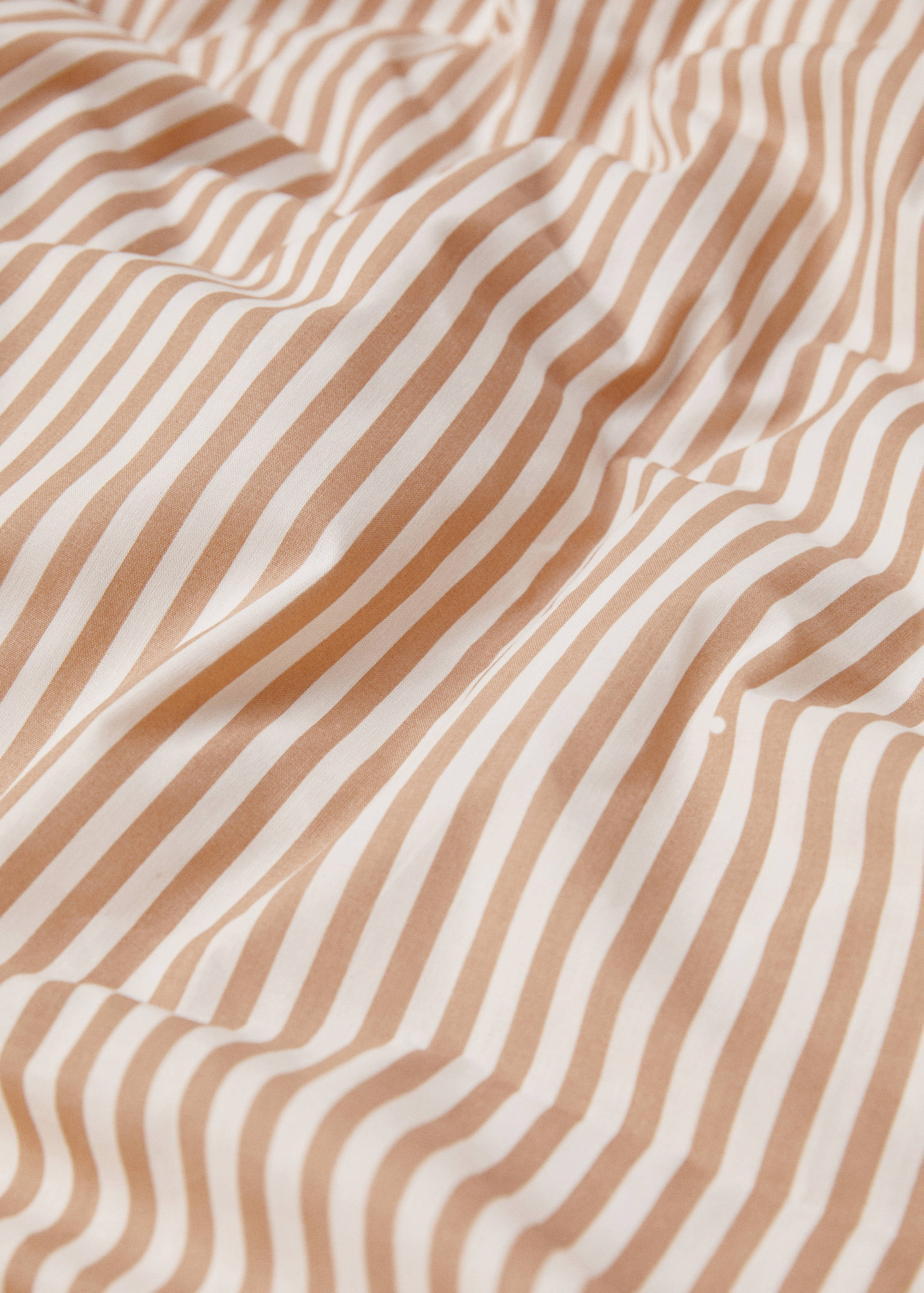 Striped cotton duvet cover Single bed - Details of the article 3