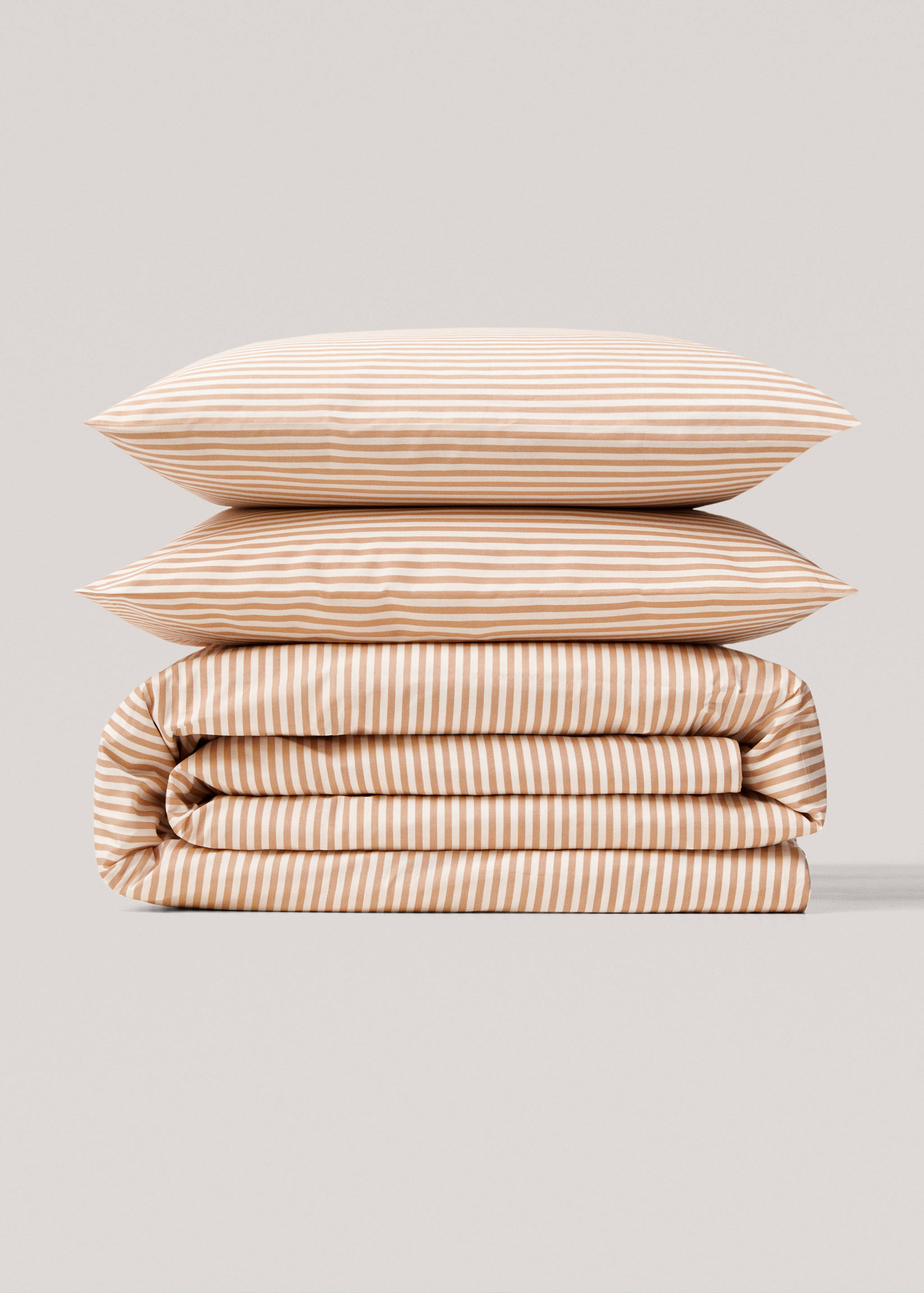 Striped cotton duvet cover Single bed - Article without model