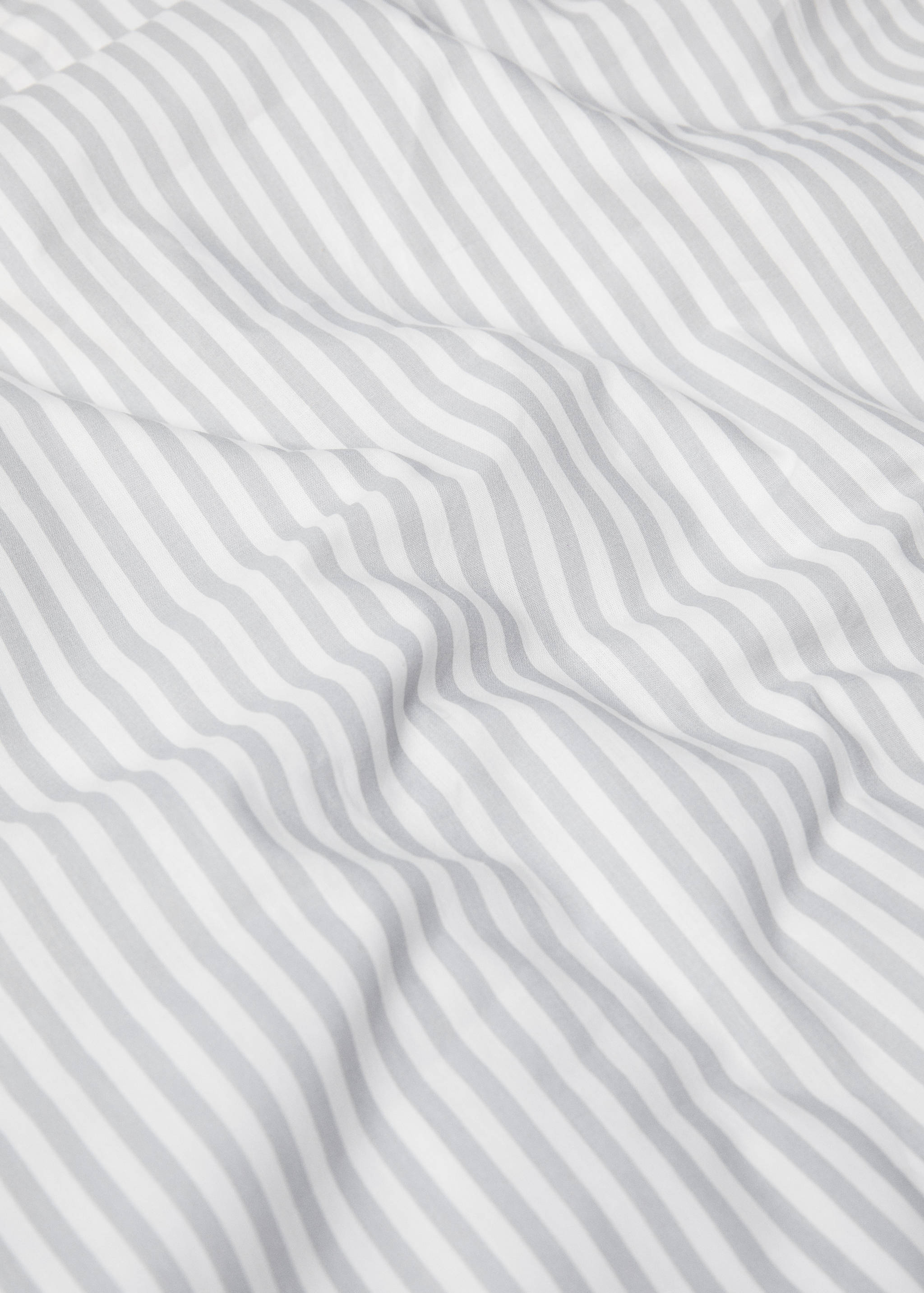 Striped cotton duvet cover Single bed - Details of the article 2