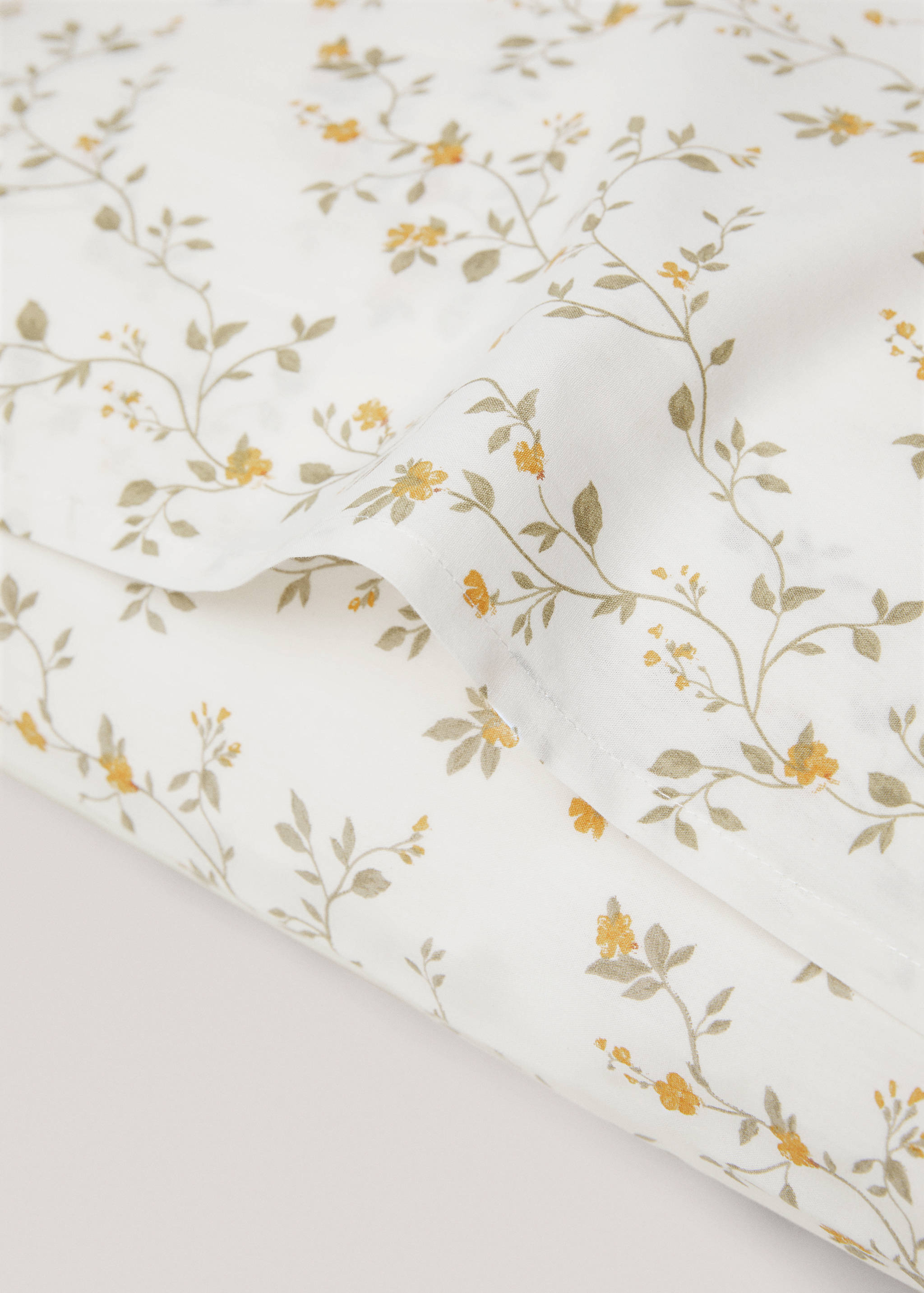 Multi-flower cotton pillowcase 60x60cm (Pack of 2) - Details of the article 3