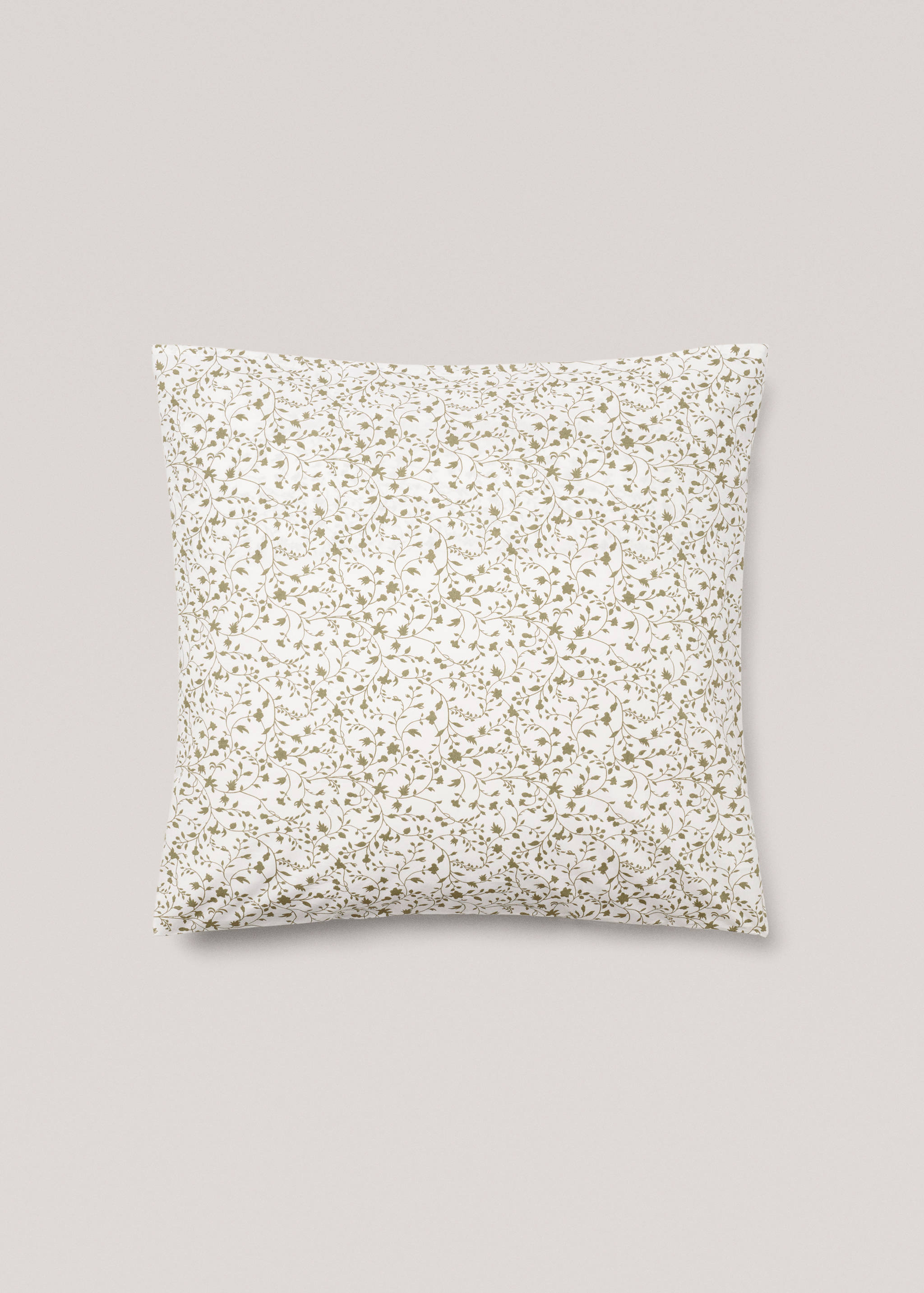 Multi-flower cotton pillowcase 60x60cm (Pack of 2) - Article without model