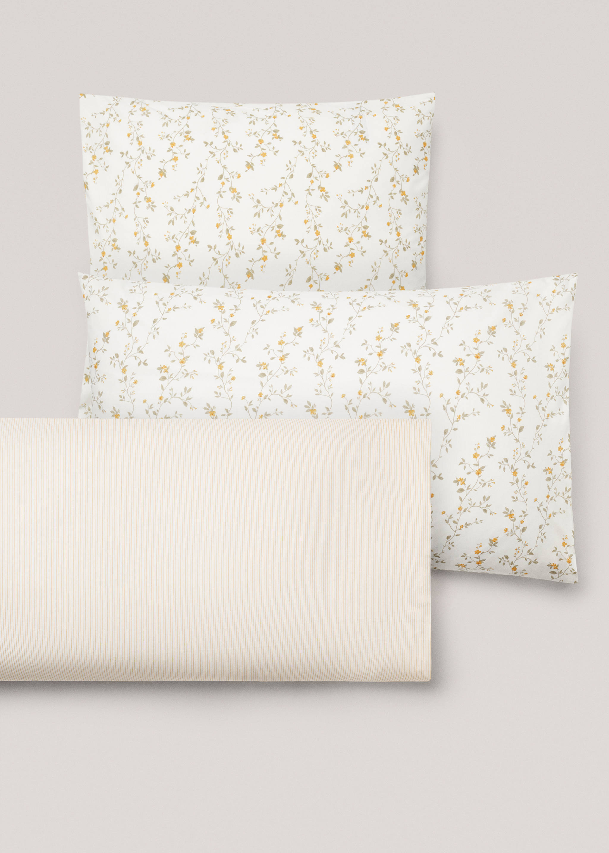 Multi striped pillowcase 45x110cm - Details of the article 3