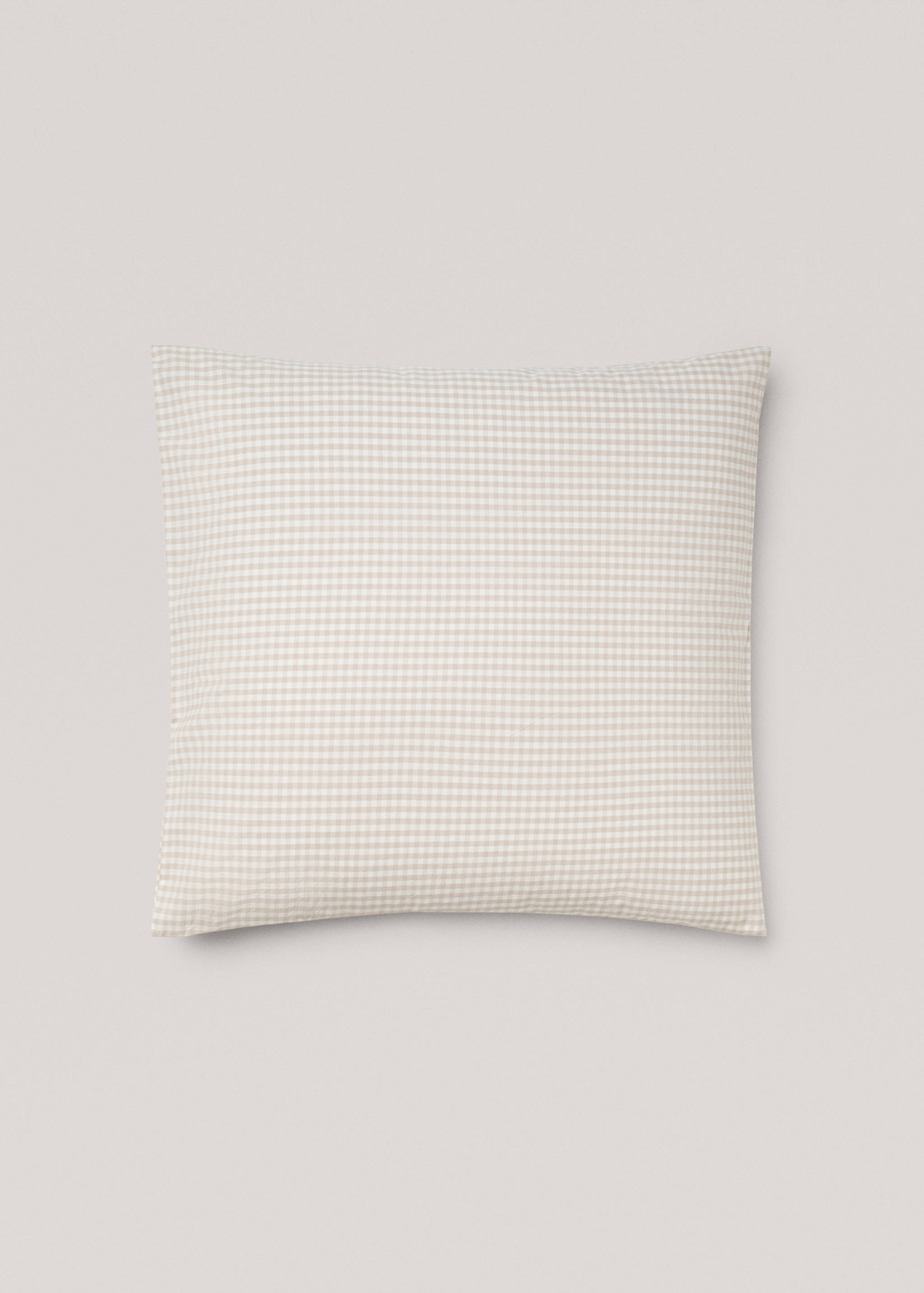 Gingham-check pillow case 60x60cm (Pack de 2) - Article without model