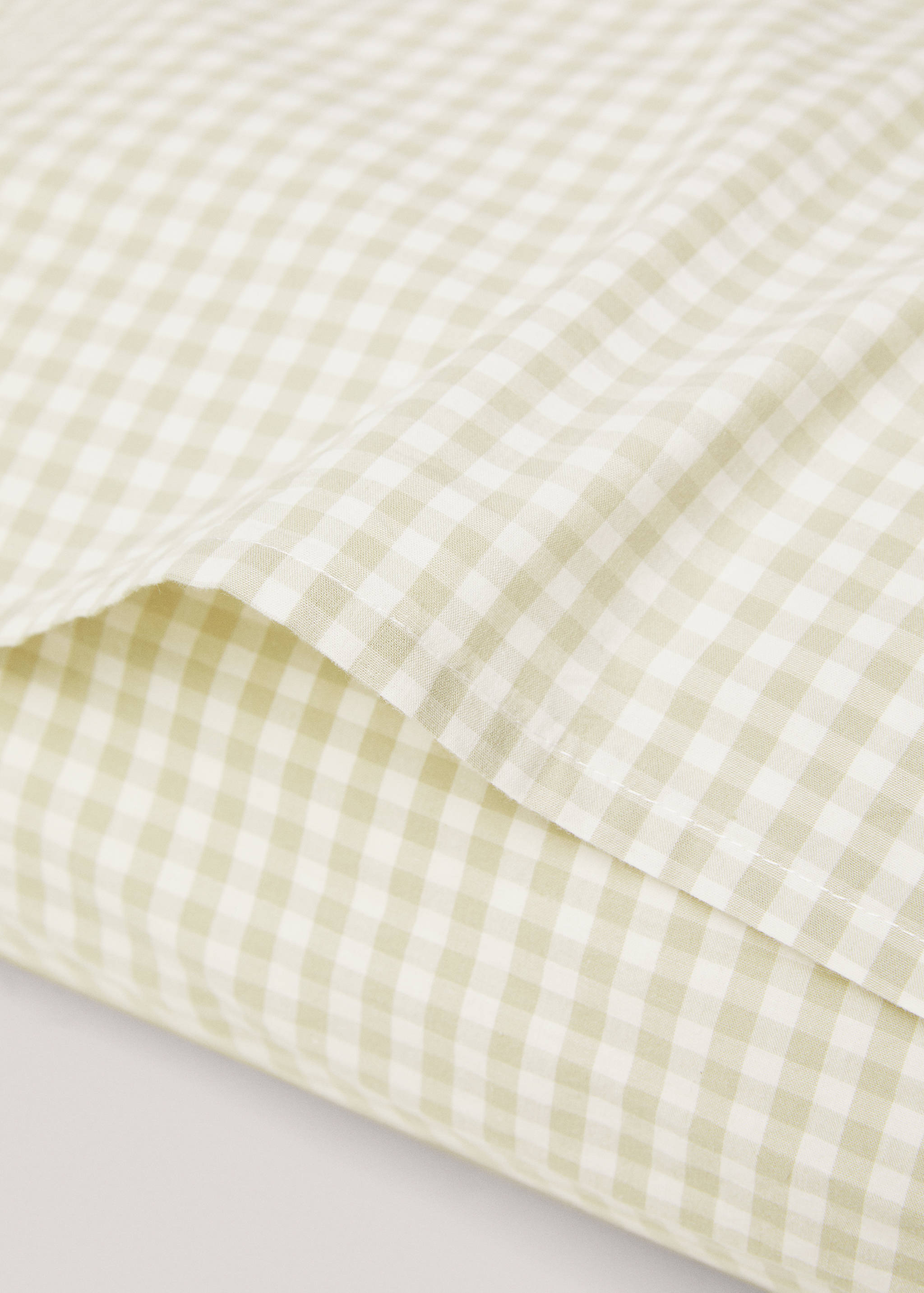 Gingham-check pillow case 60x60cm (Pack de 2) - Details of the article 1