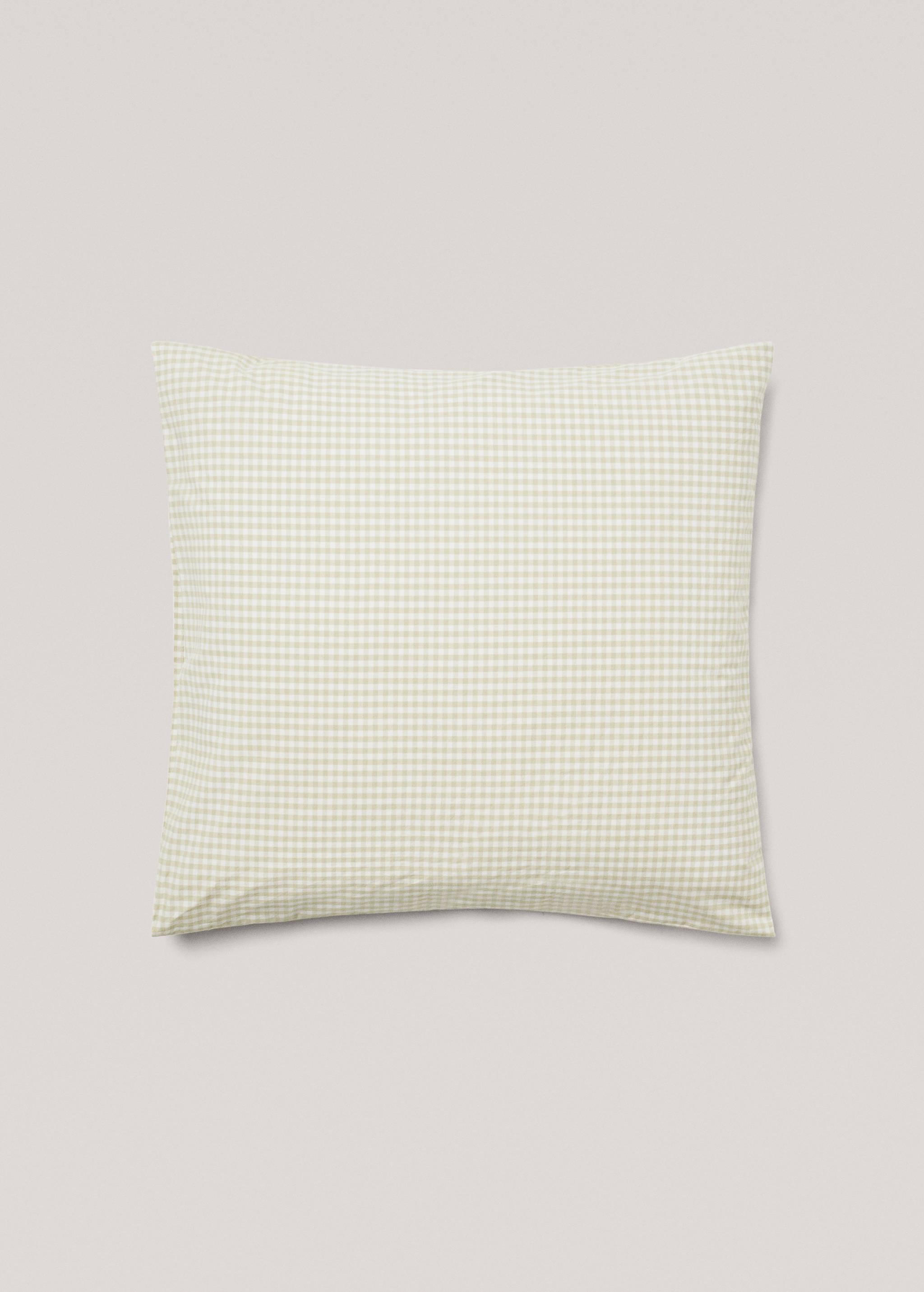 Gingham-check pillow case 60x60cm (Pack de 2) - Article without model