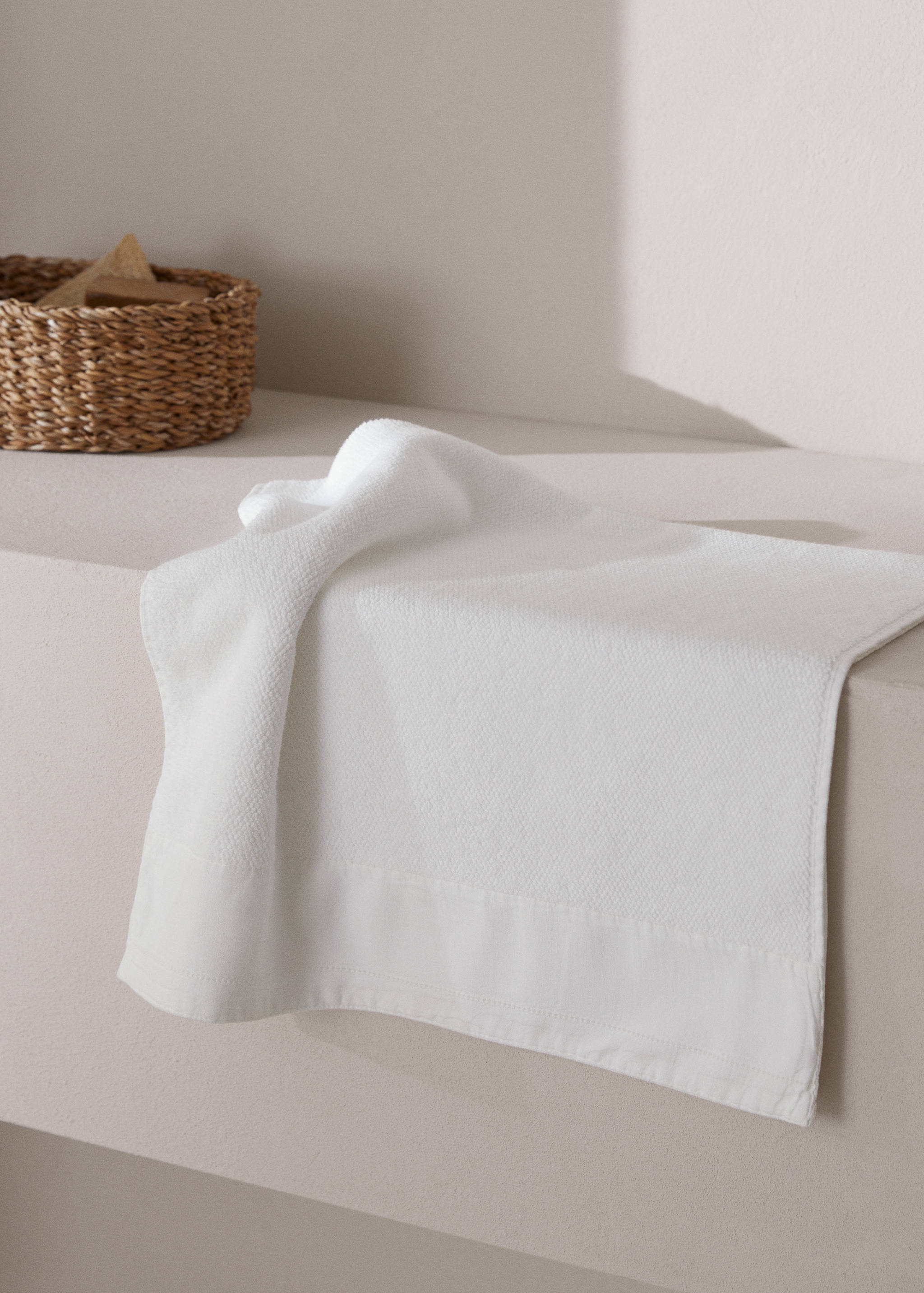 100% cotton hand towel 50X90cm - General plane
