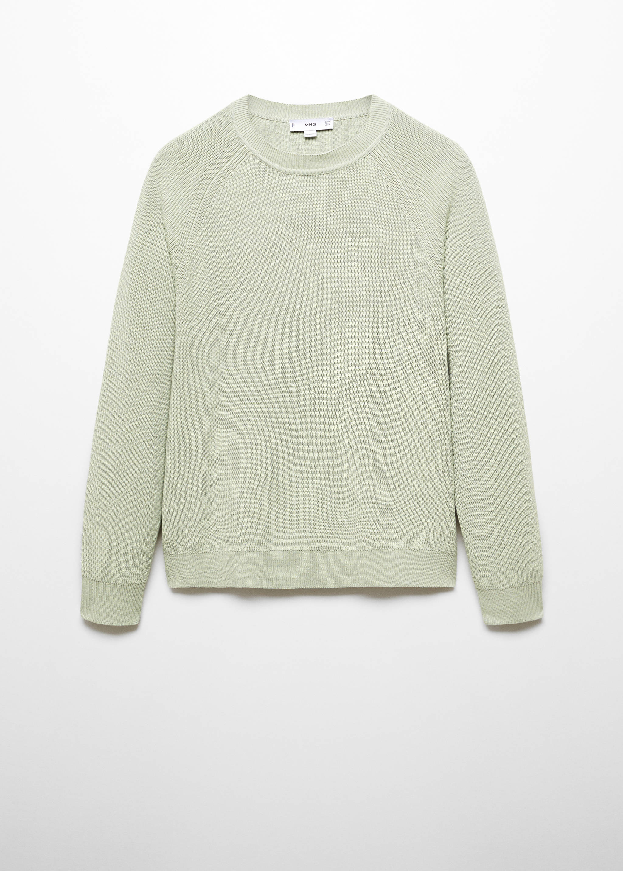 Pull-over maille côtelée col rond - Article sans modèle