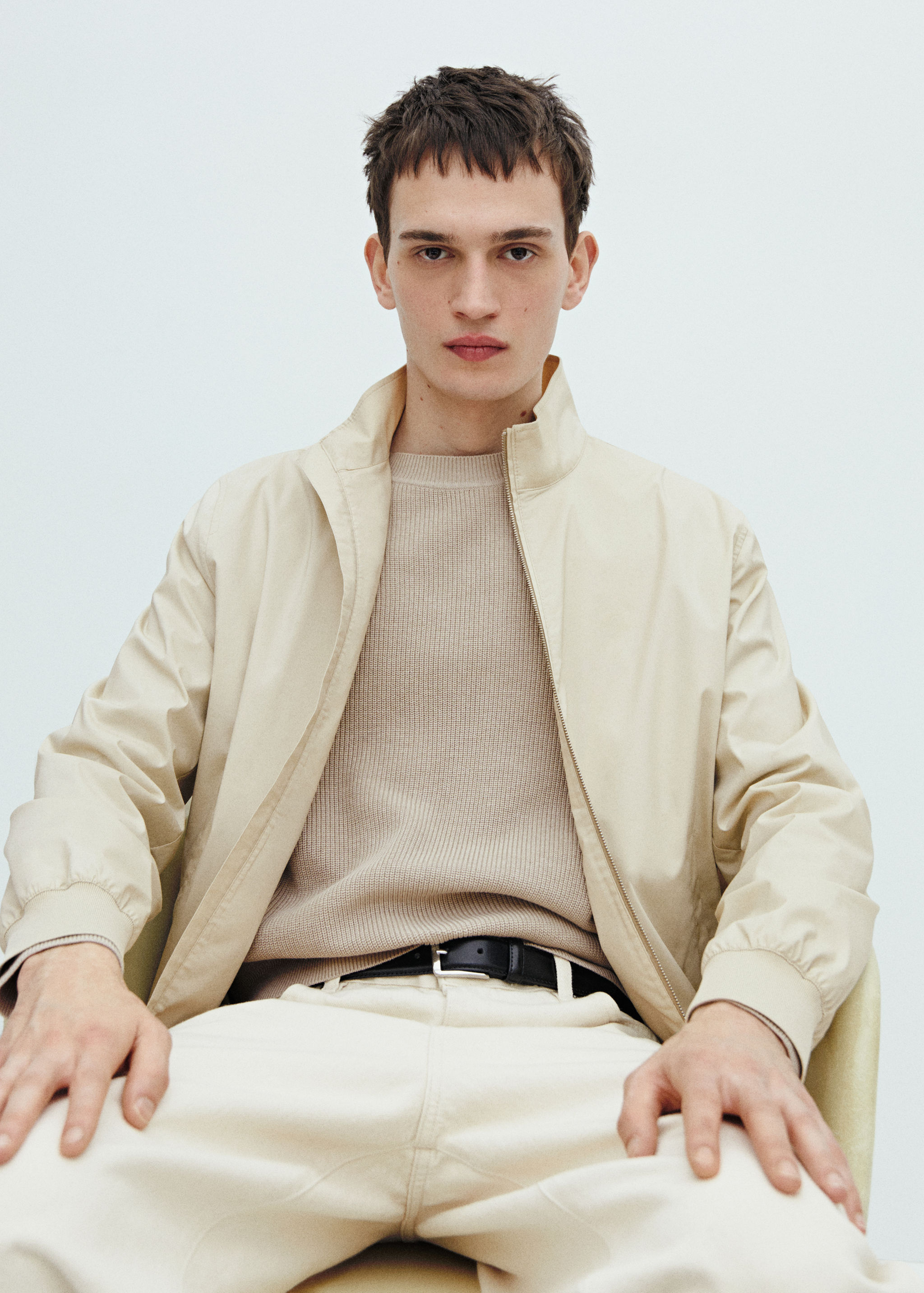 Ribbed round-neck sweater - Details of the article 5