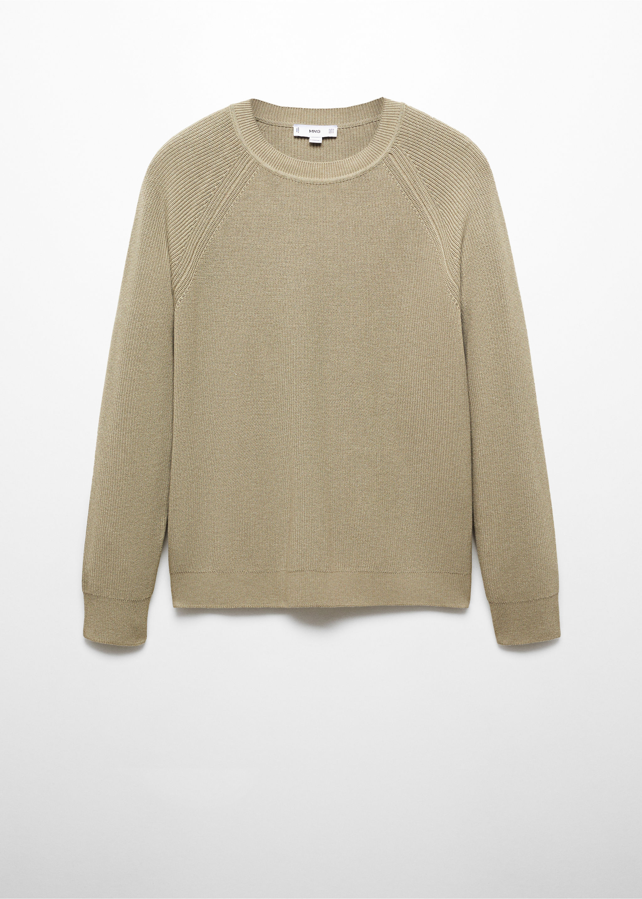 Pull-over maille côtelée col rond - Article sans modèle