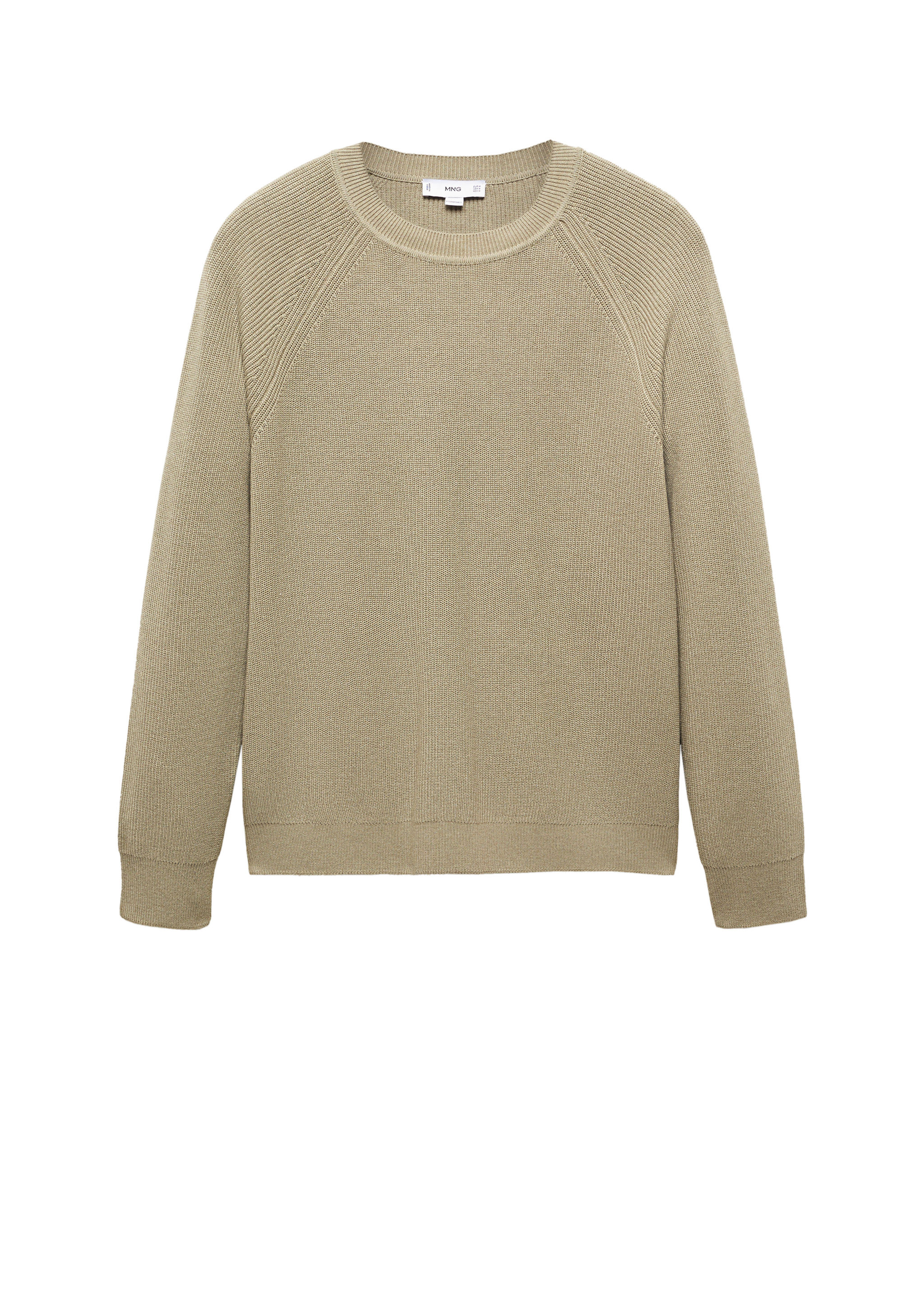 Pull-over maille côtelée col rond - Détail de l'article 9