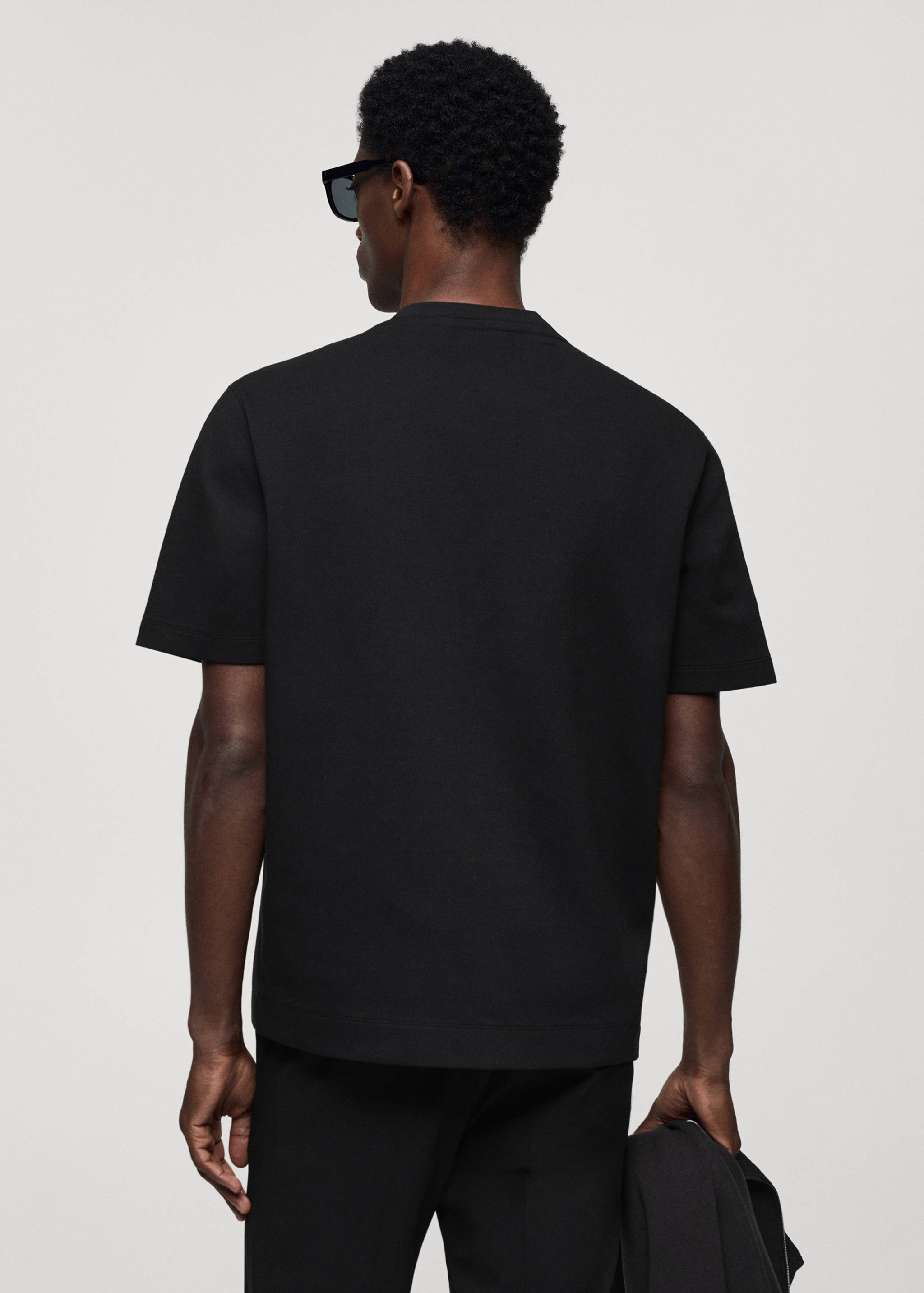 Camiseta algodón tejido grueso - Reverso del artículo