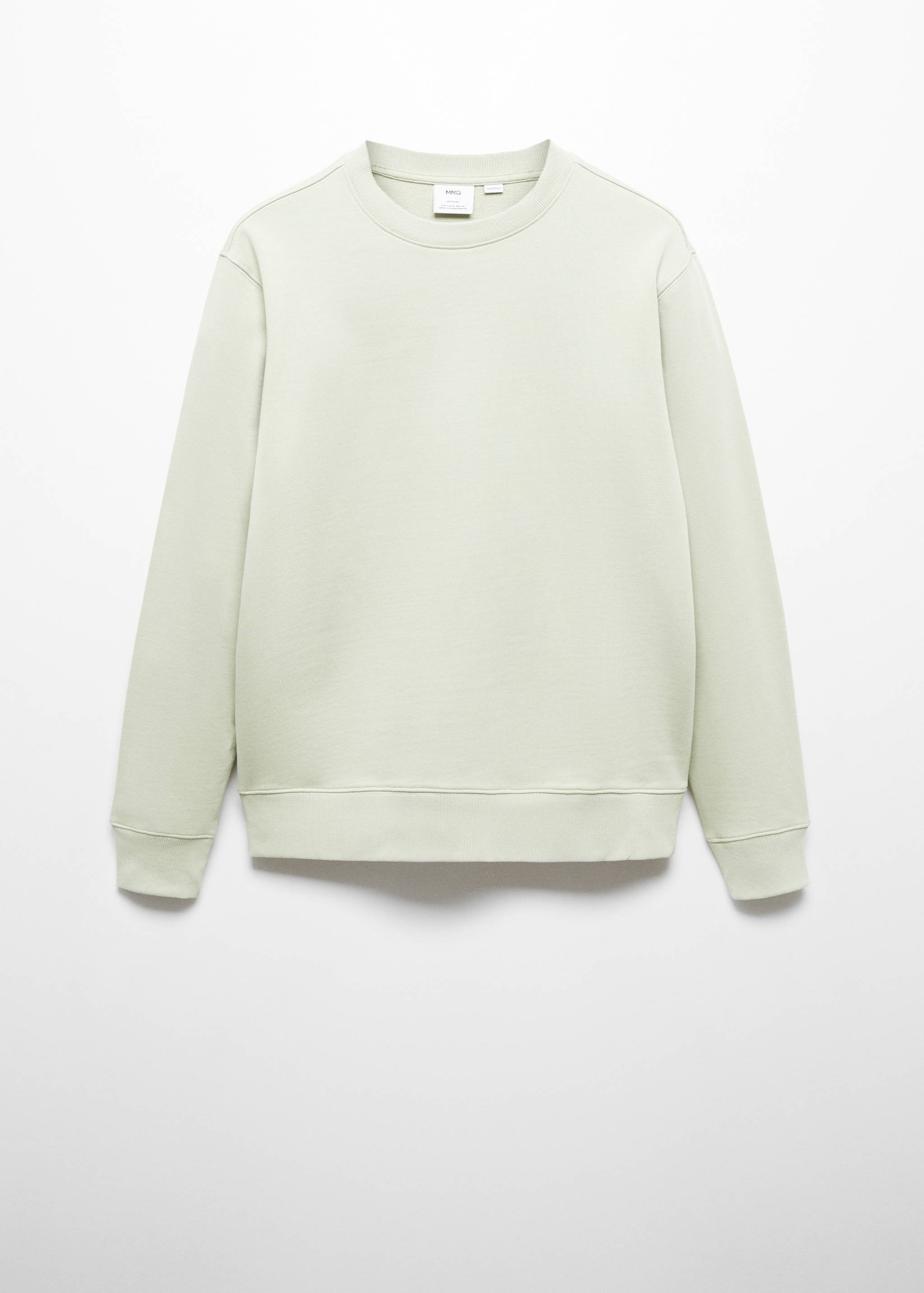 100% cotton basic sweatshirt - Article without model