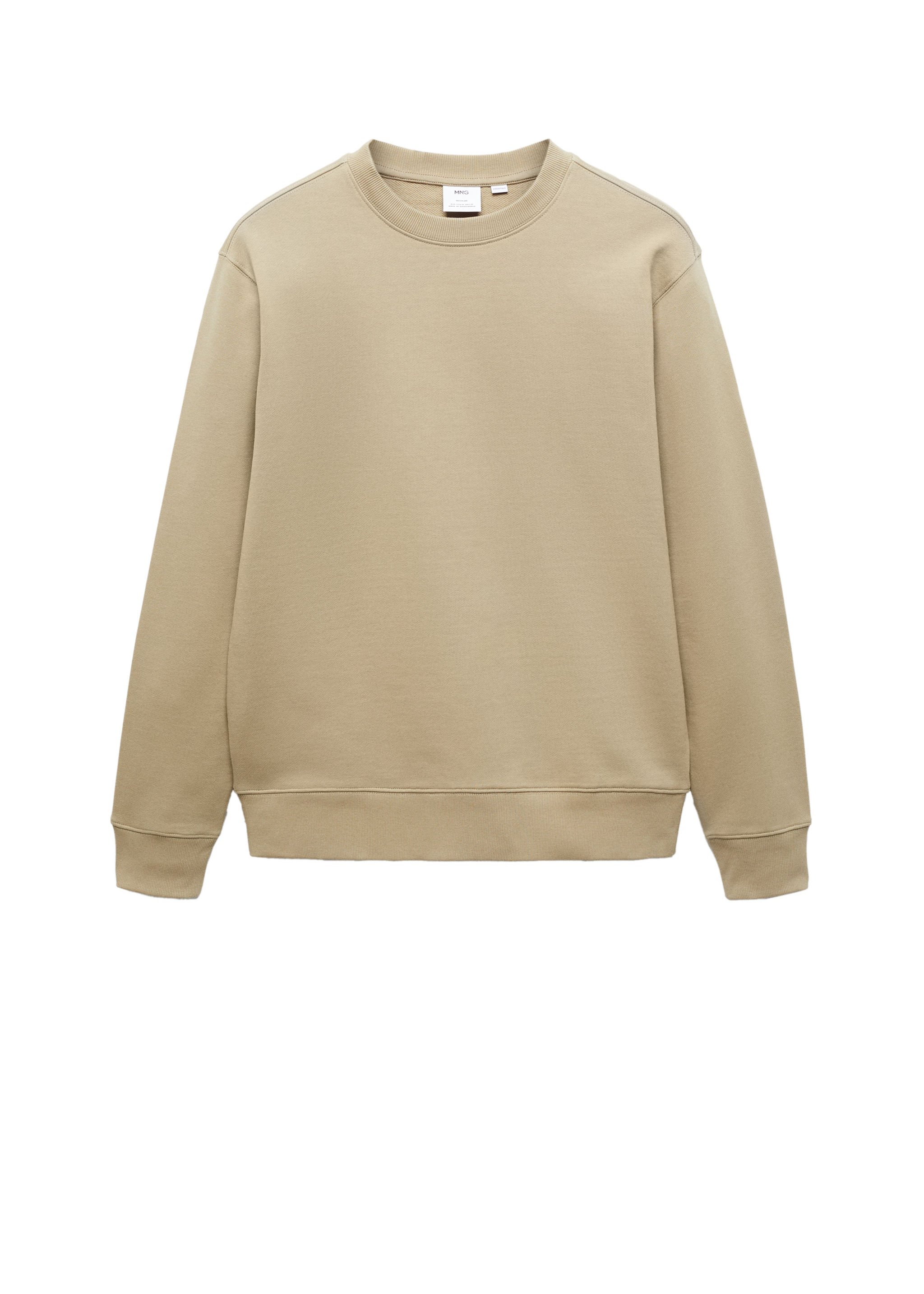 Basic-Sweatshirt mit 100 % Baumwolle - Detail des Artikels 9