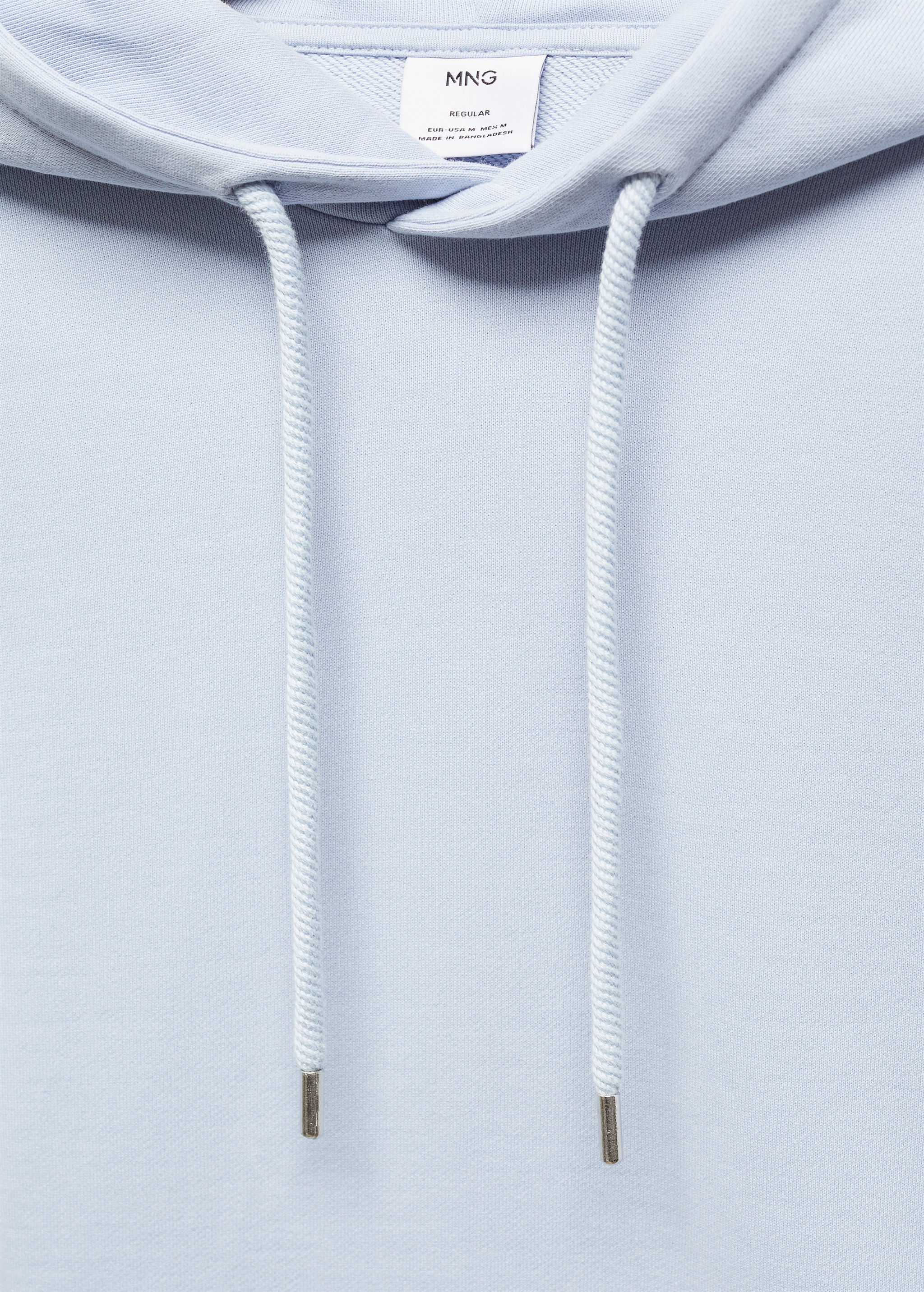 Leichtes Baumwollsweatshirt mit Kapuze - Detail des Artikels 8