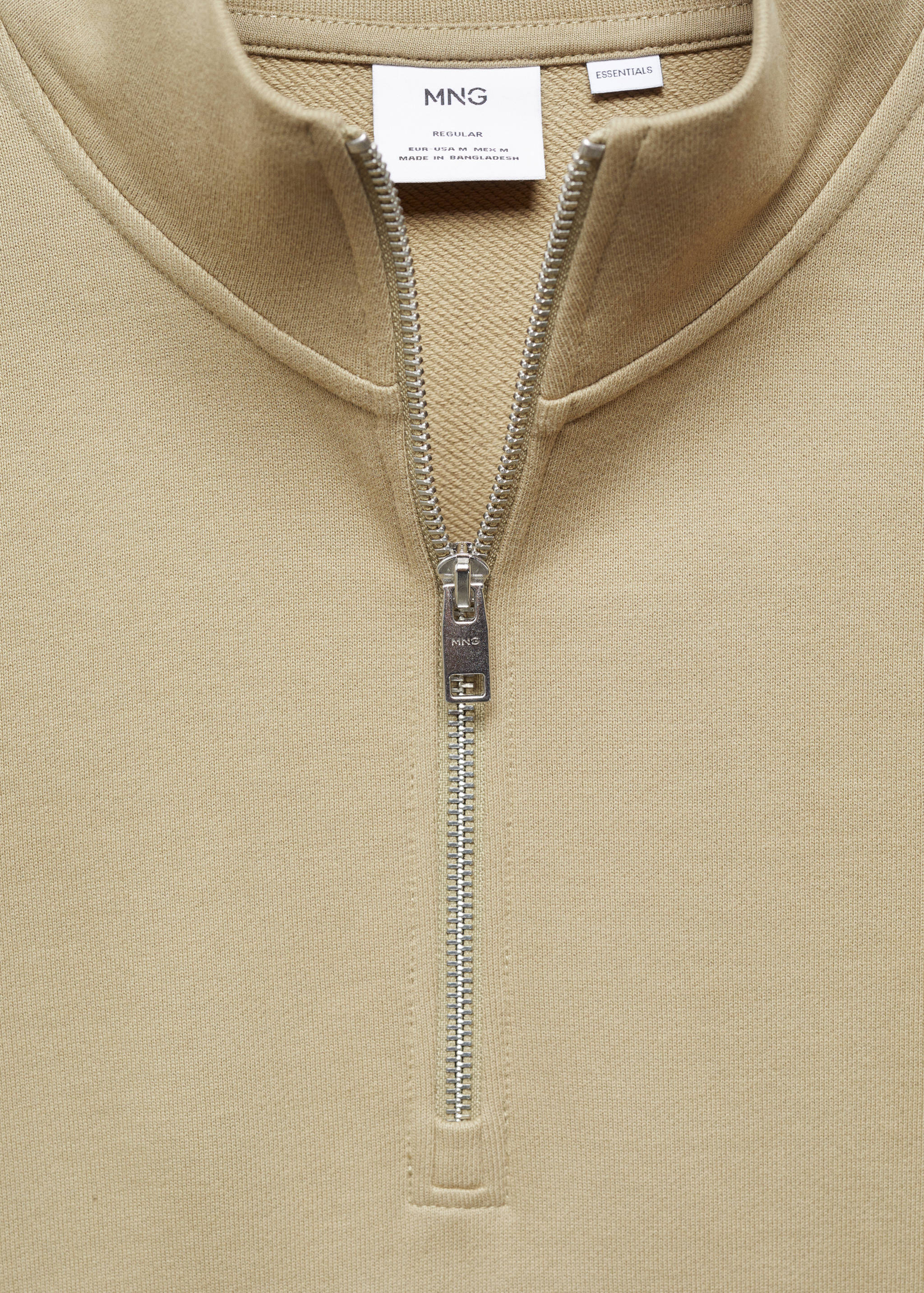 Sweat-shirt coton zip - Détail de l'article 8