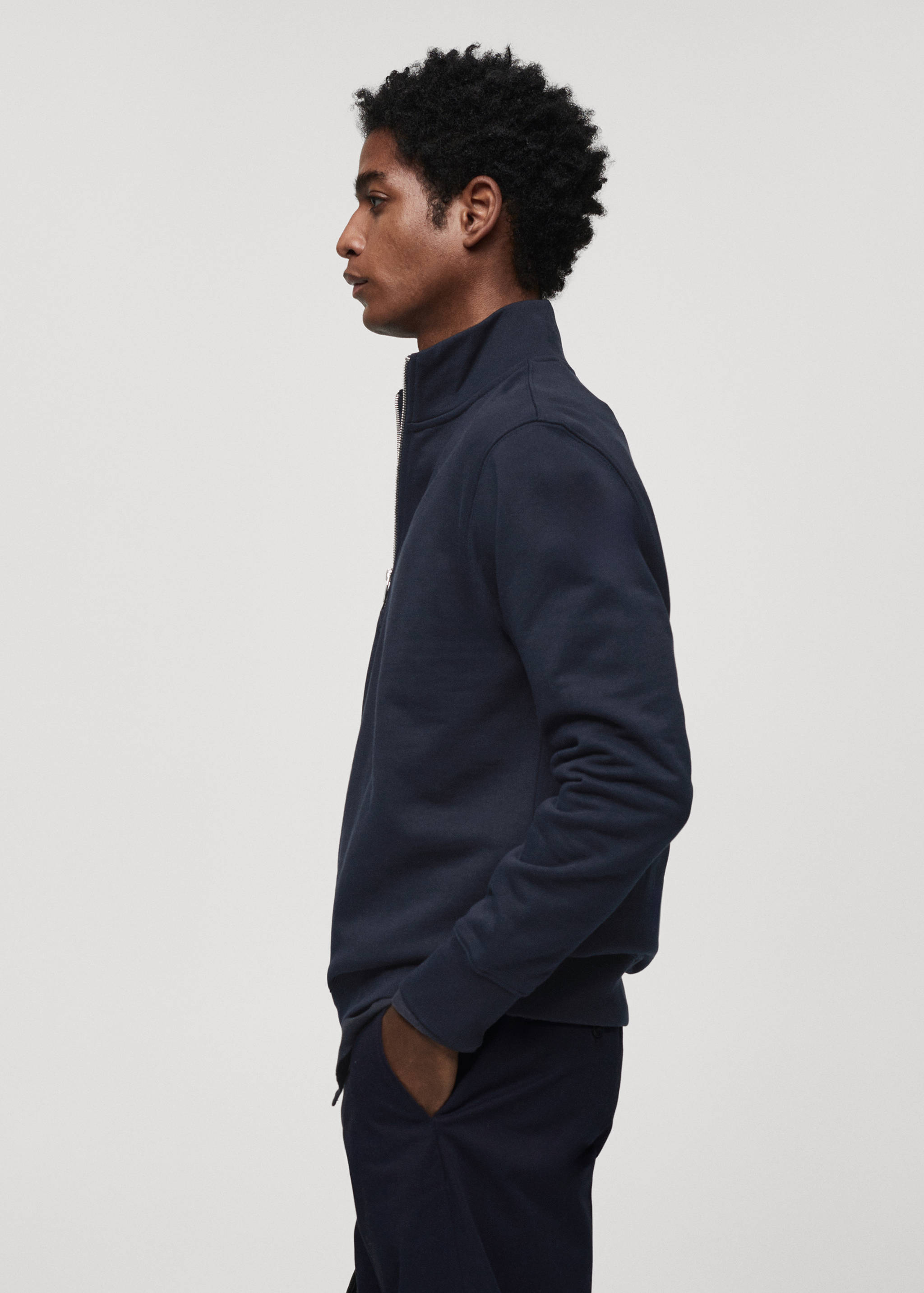 Sweat-shirt coton zip - Détail de l'article 2