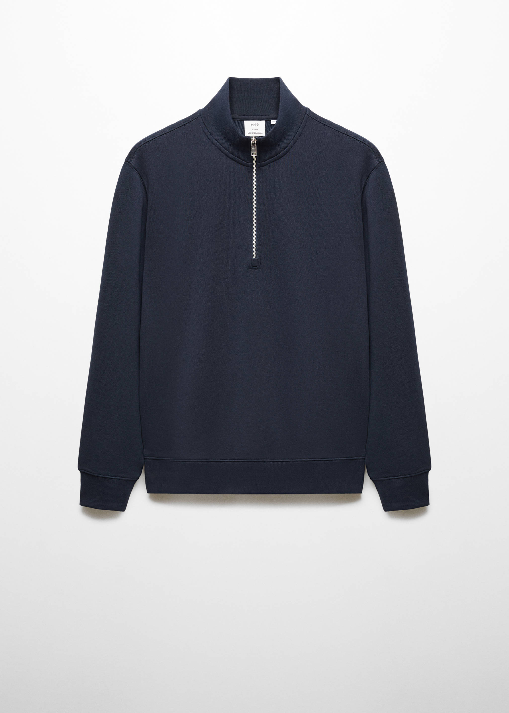 Sweat-shirt coton zip - Article sans modèle