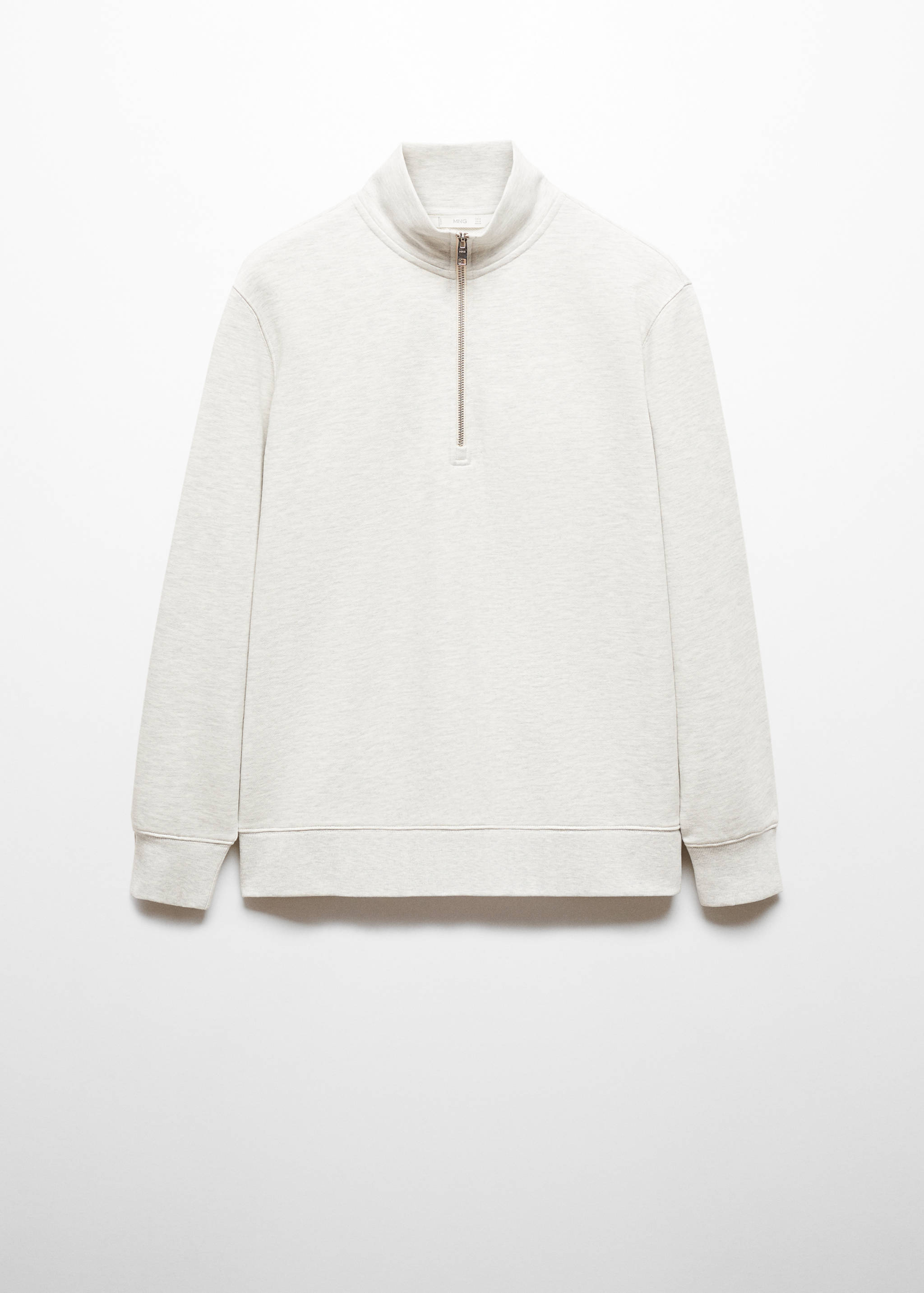 Sweat-shirt coton zip - Article sans modèle