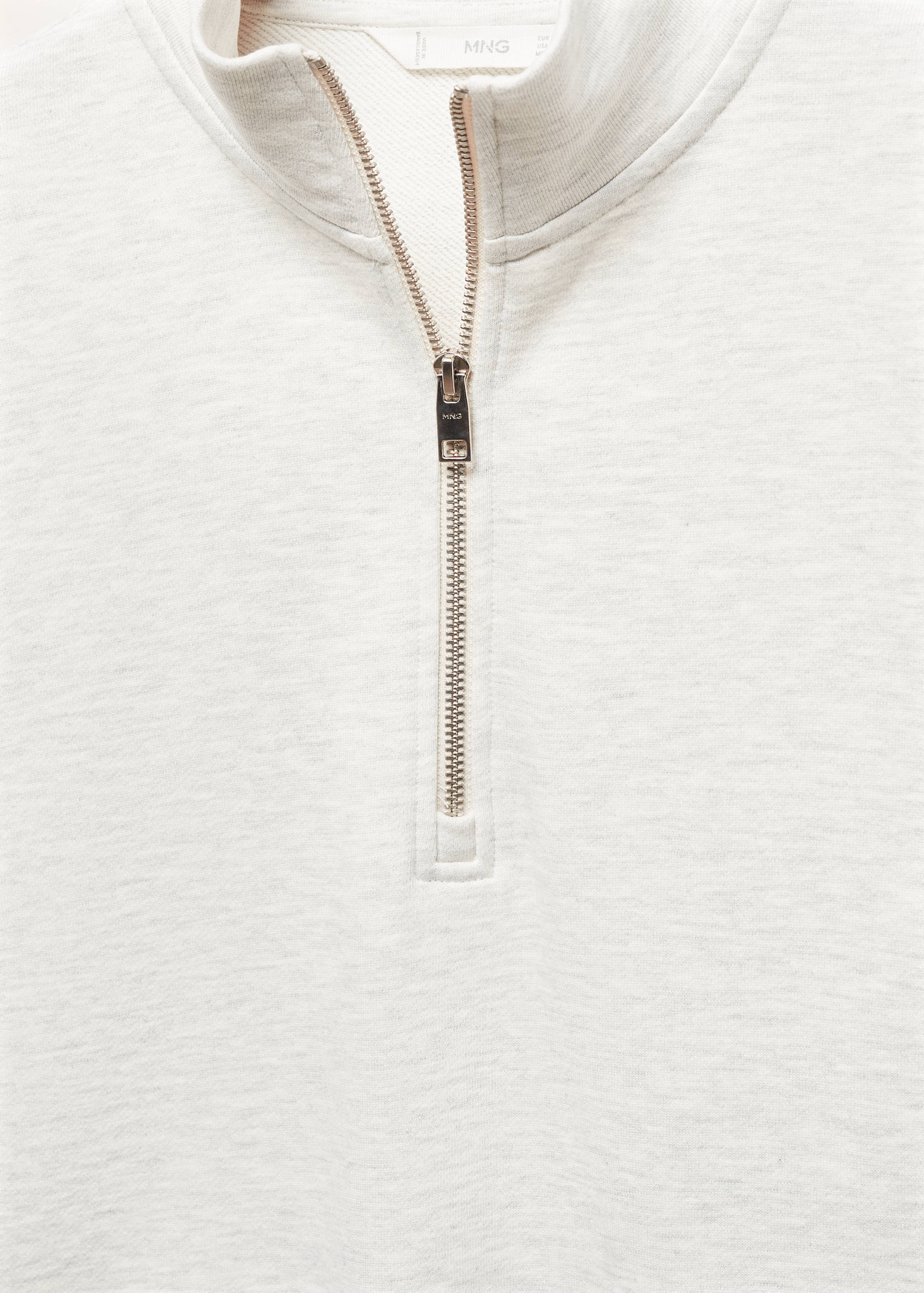 Sweat-shirt coton zip - Détail de l'article 8