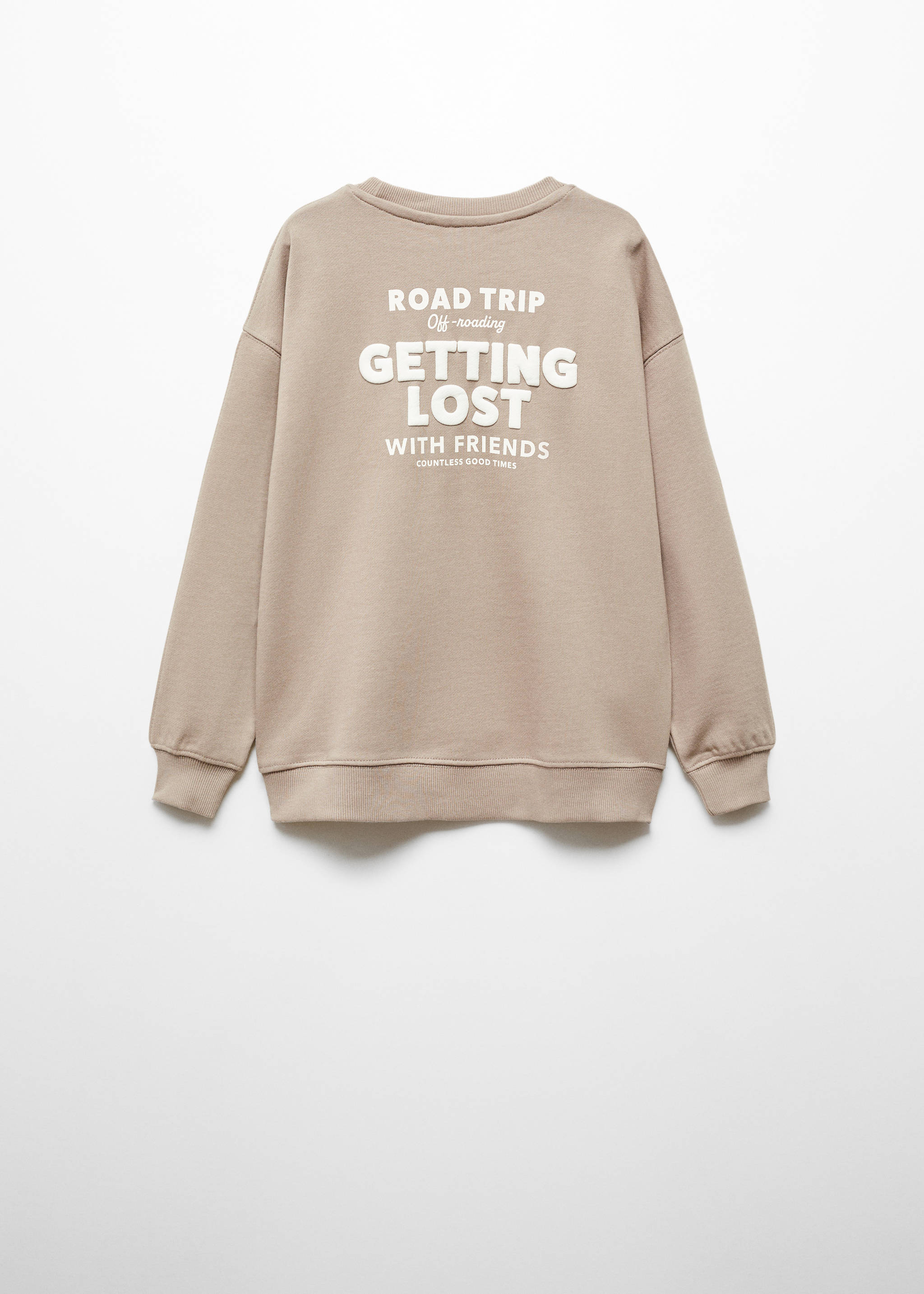 Sweater coton message - Verso de l’article