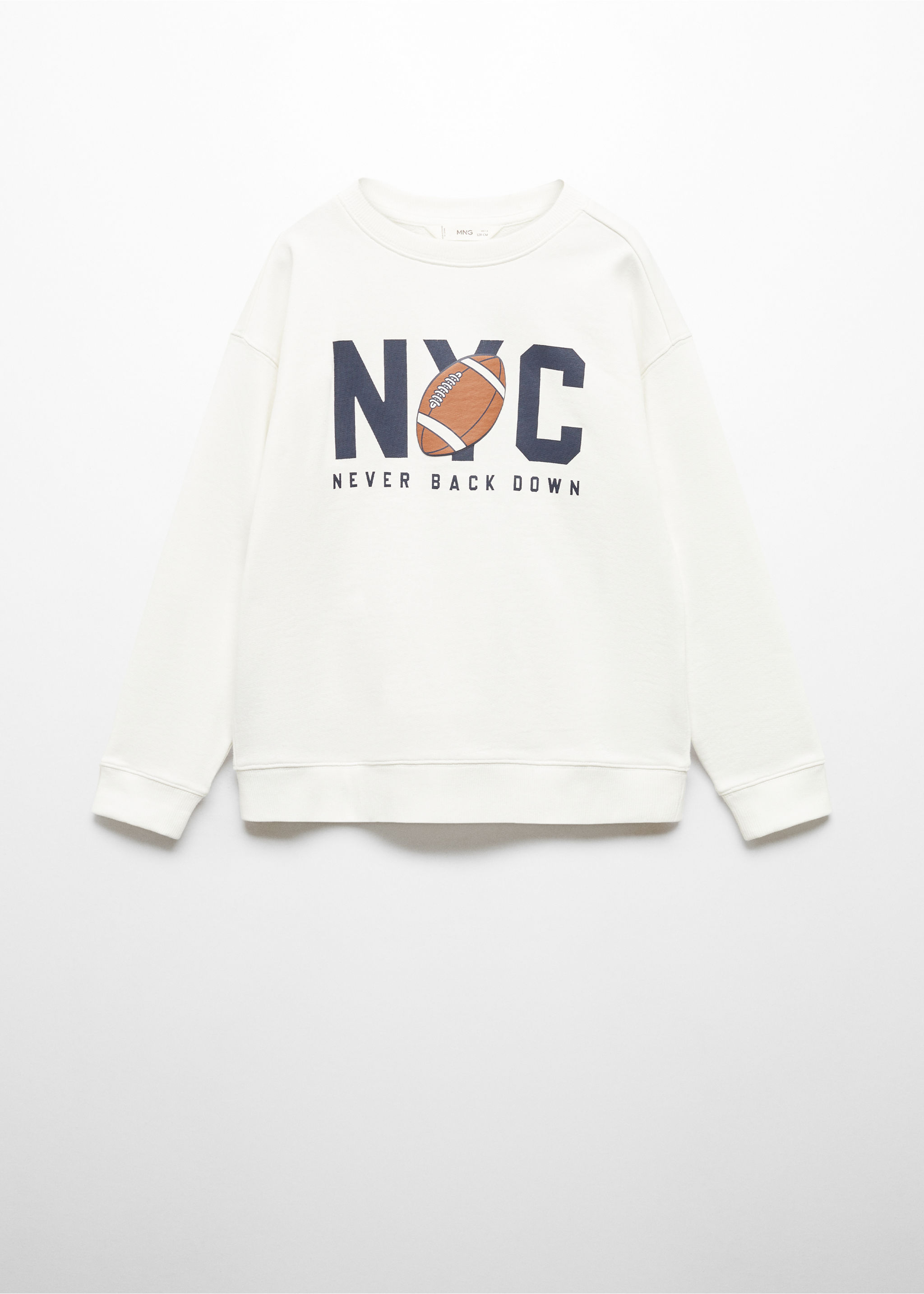 Sweater message imprimé - Article sans modèle
