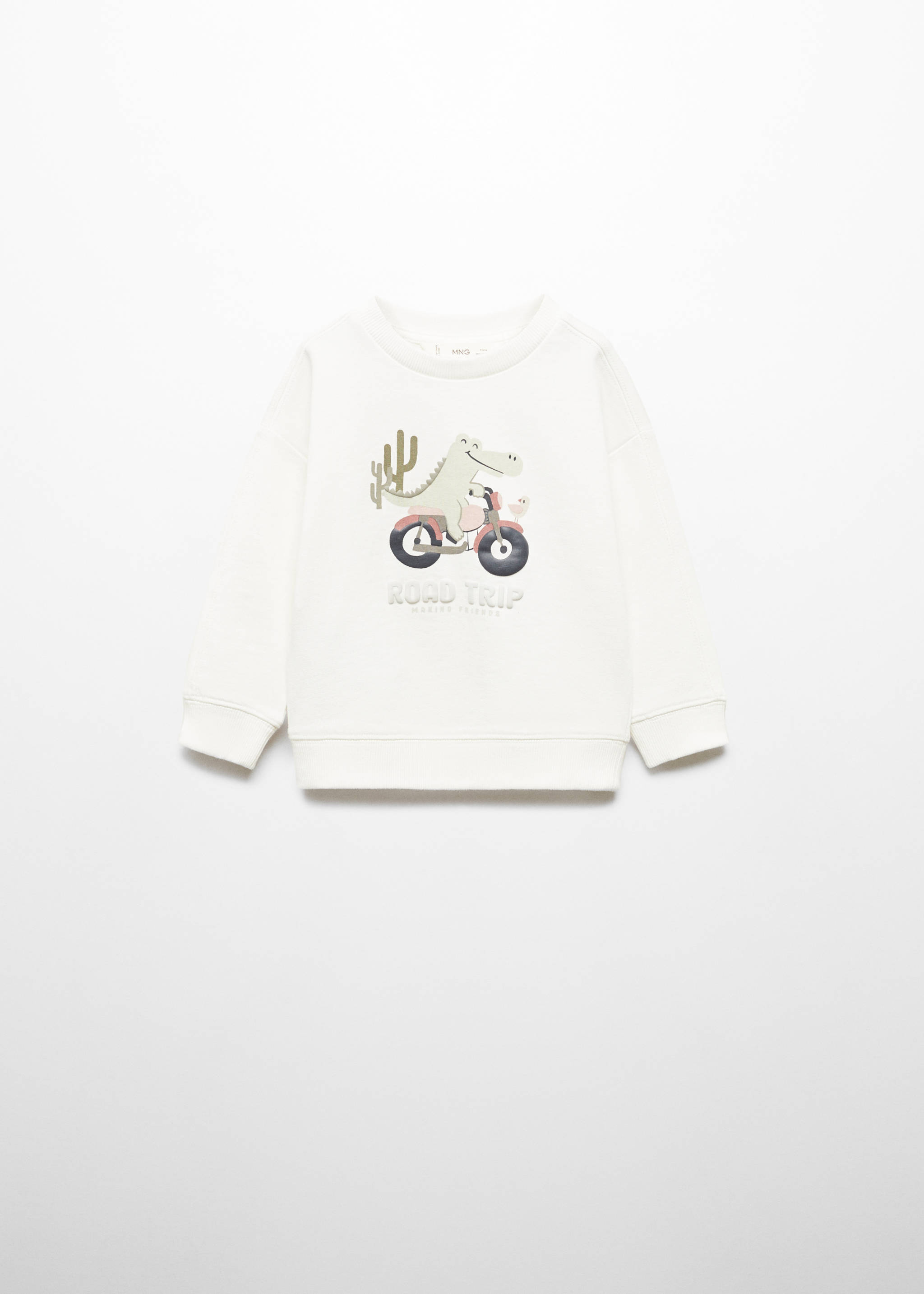 Sweat-shirt coton imprimé - Article sans modèle