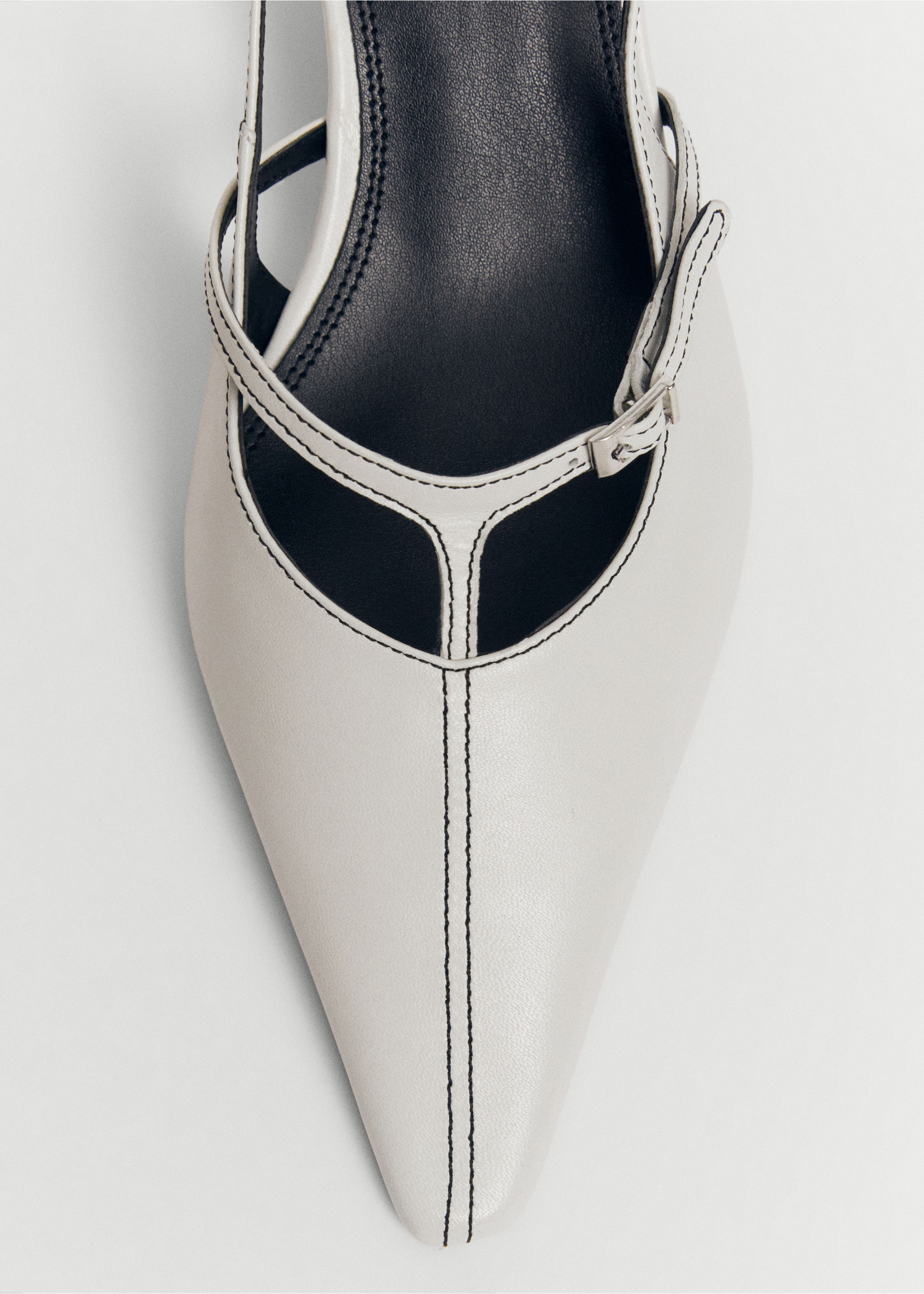 Slingbacks aus Leder mit Riemen - Detail des Artikels 2