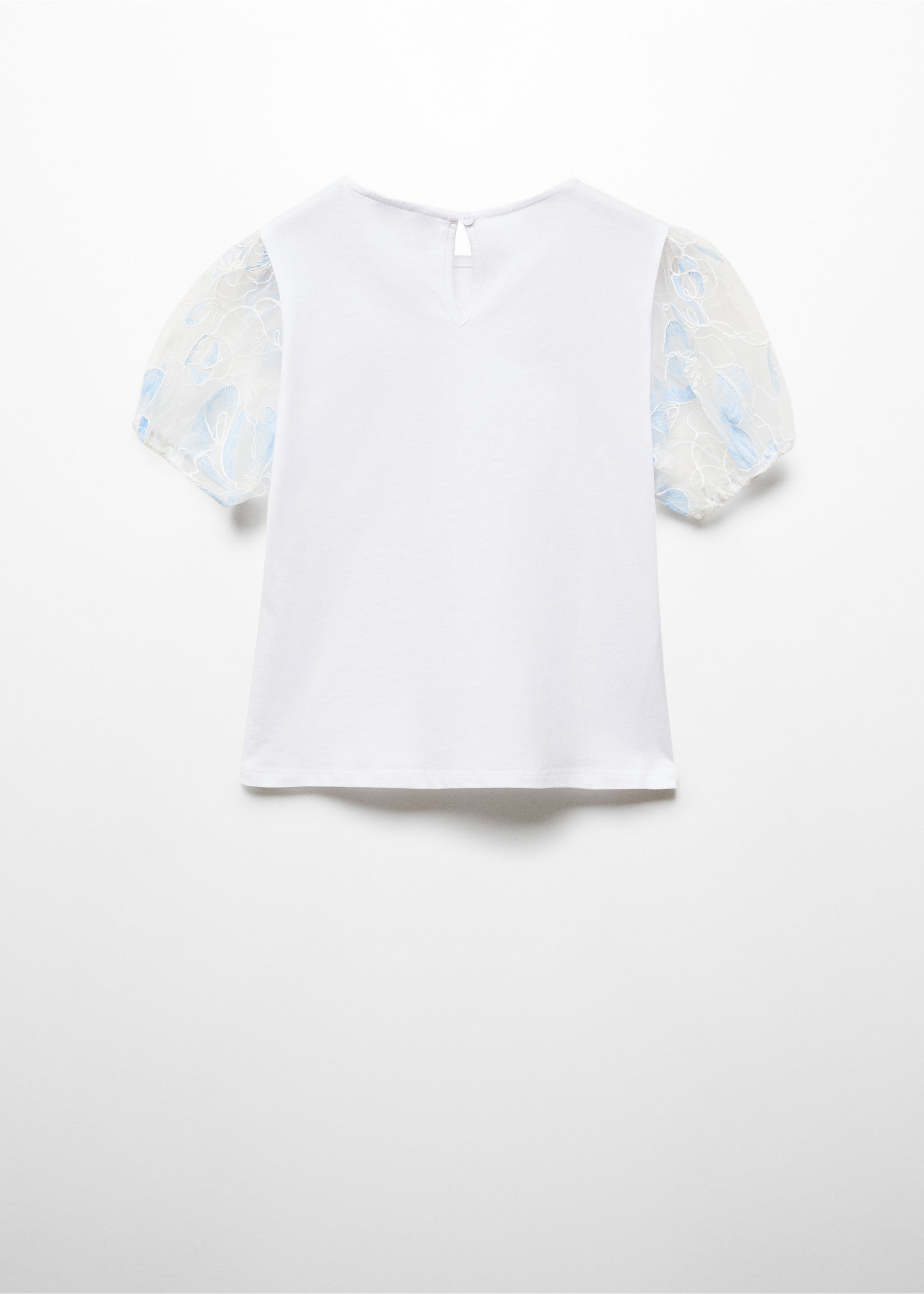 Embroidered short-sleeved t-shirt - Reverse of the article