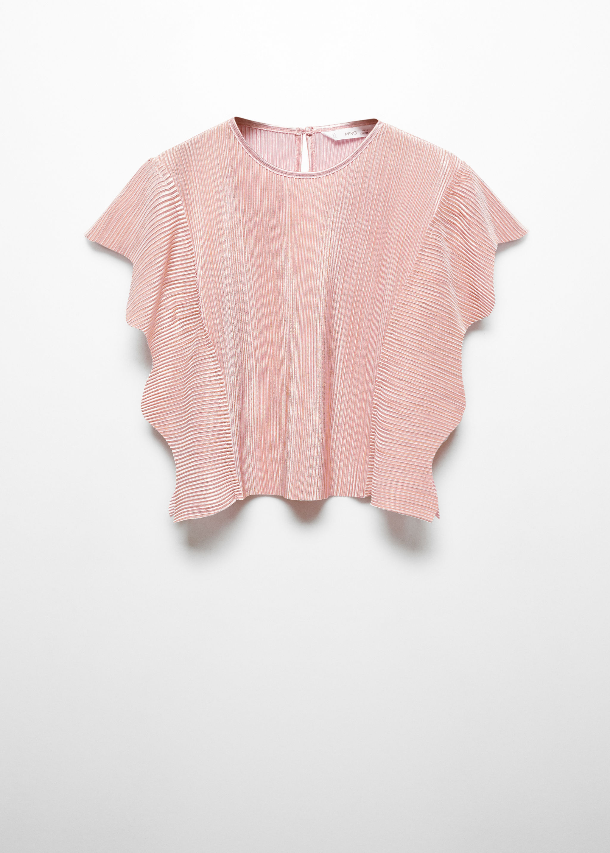 Frilled lurex t-shirt - Article without model