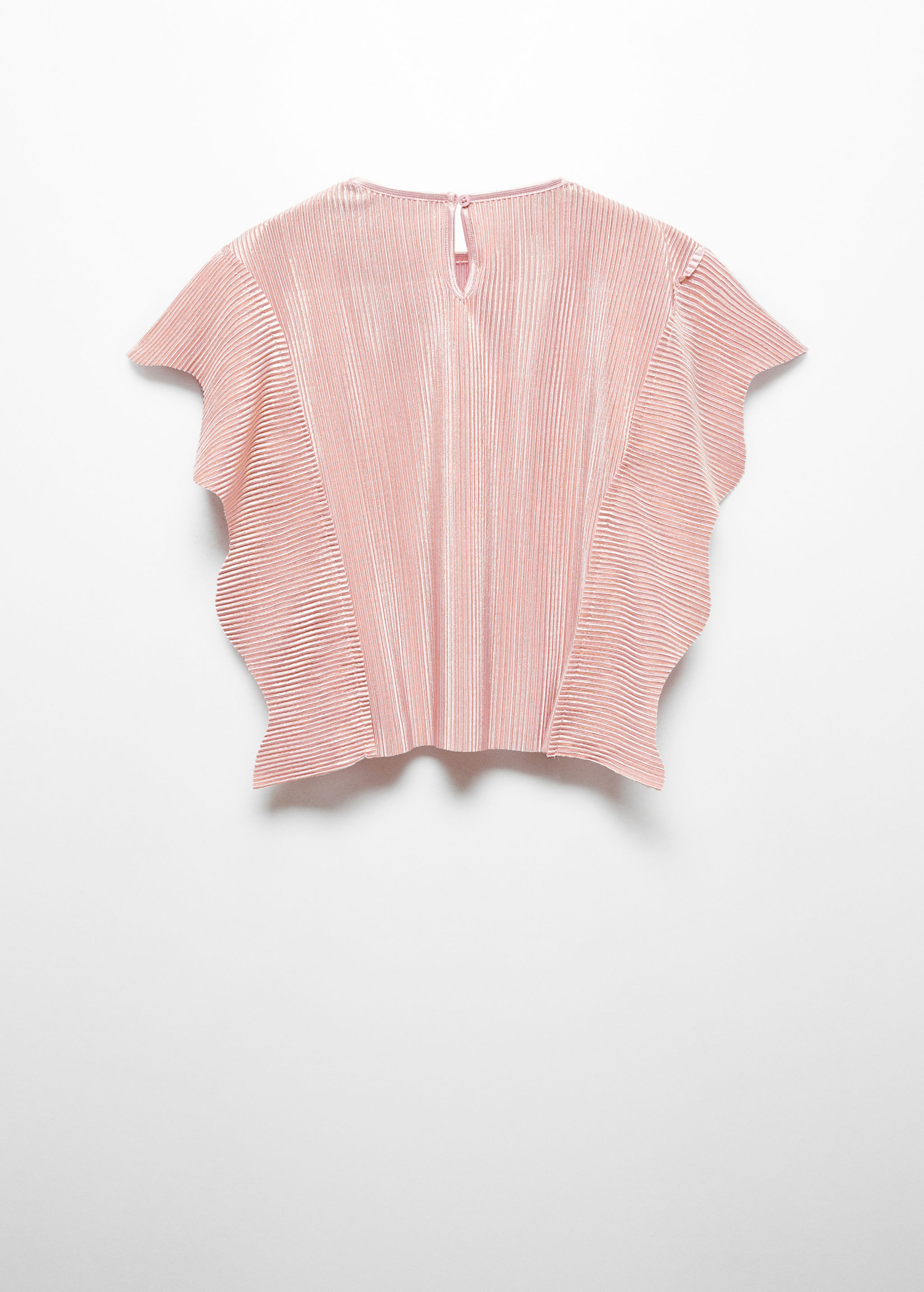 Frilled lurex t-shirt - Reverse of the article