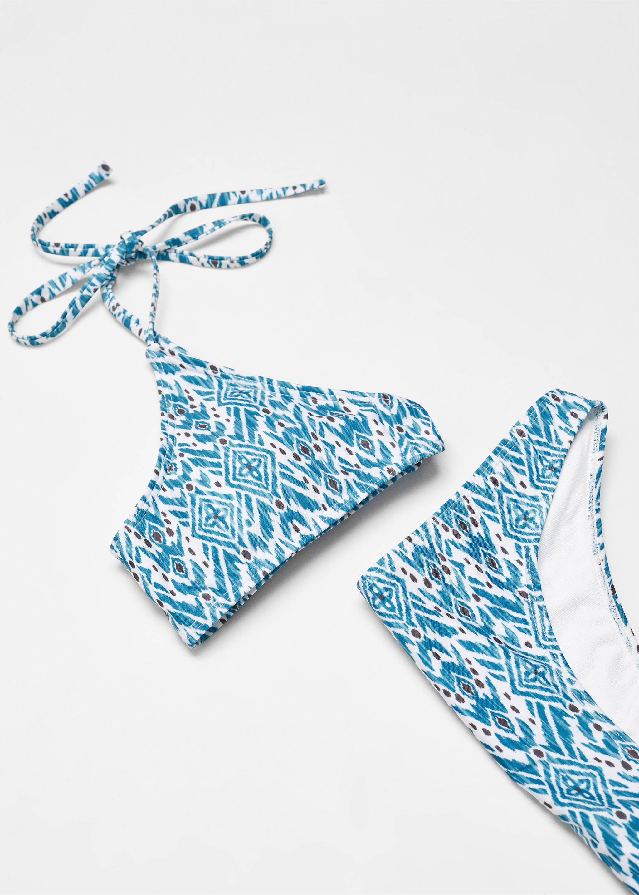 Gemusterter Bikini - Detail des Artikels 8, Blau. Ref: 67015155-00.