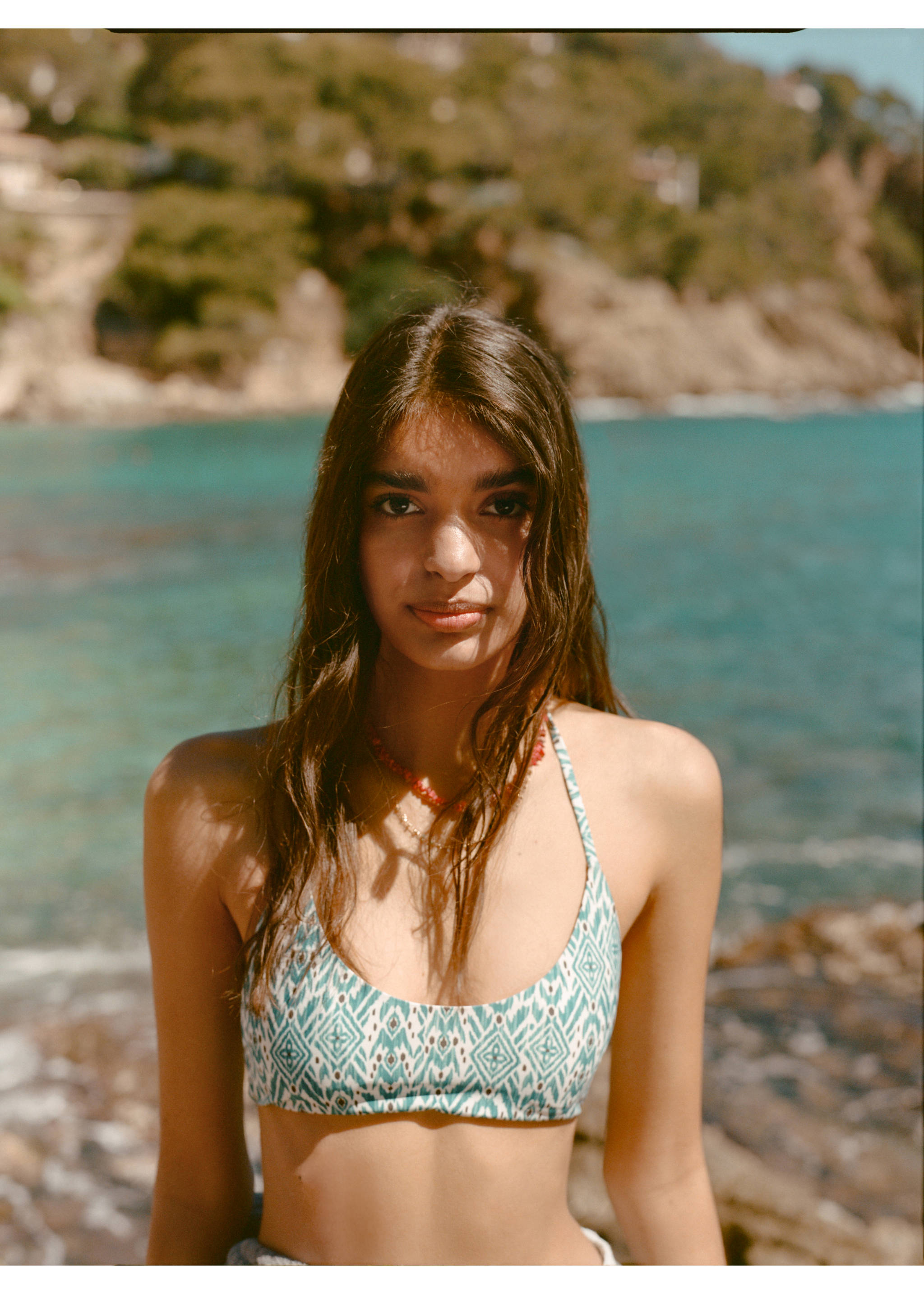 Gemusterter Bikini - Detail des Artikels 5, Blau. Ref: 67015155-00.