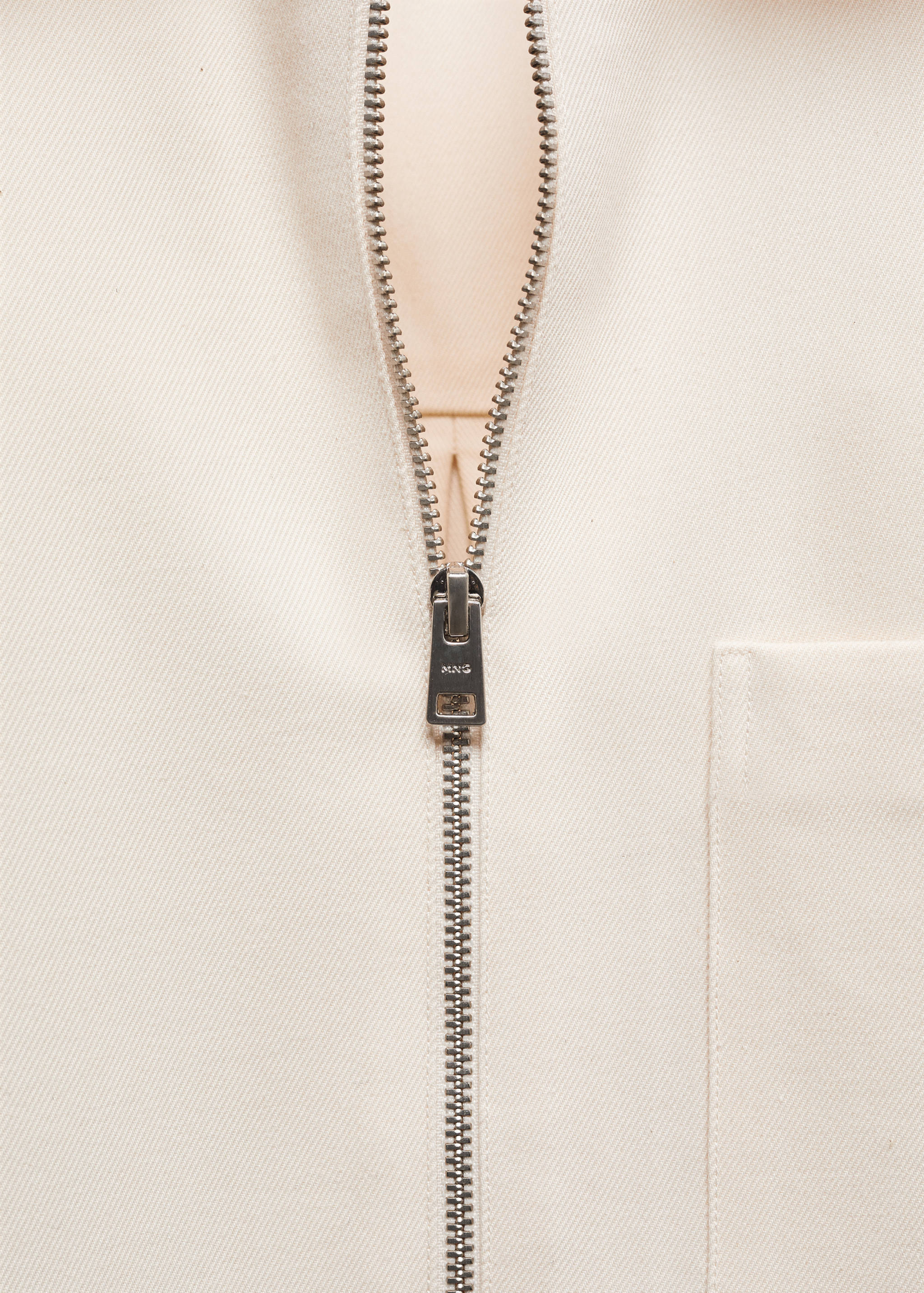 Cotton overshirt with pocket - Details of the article 8