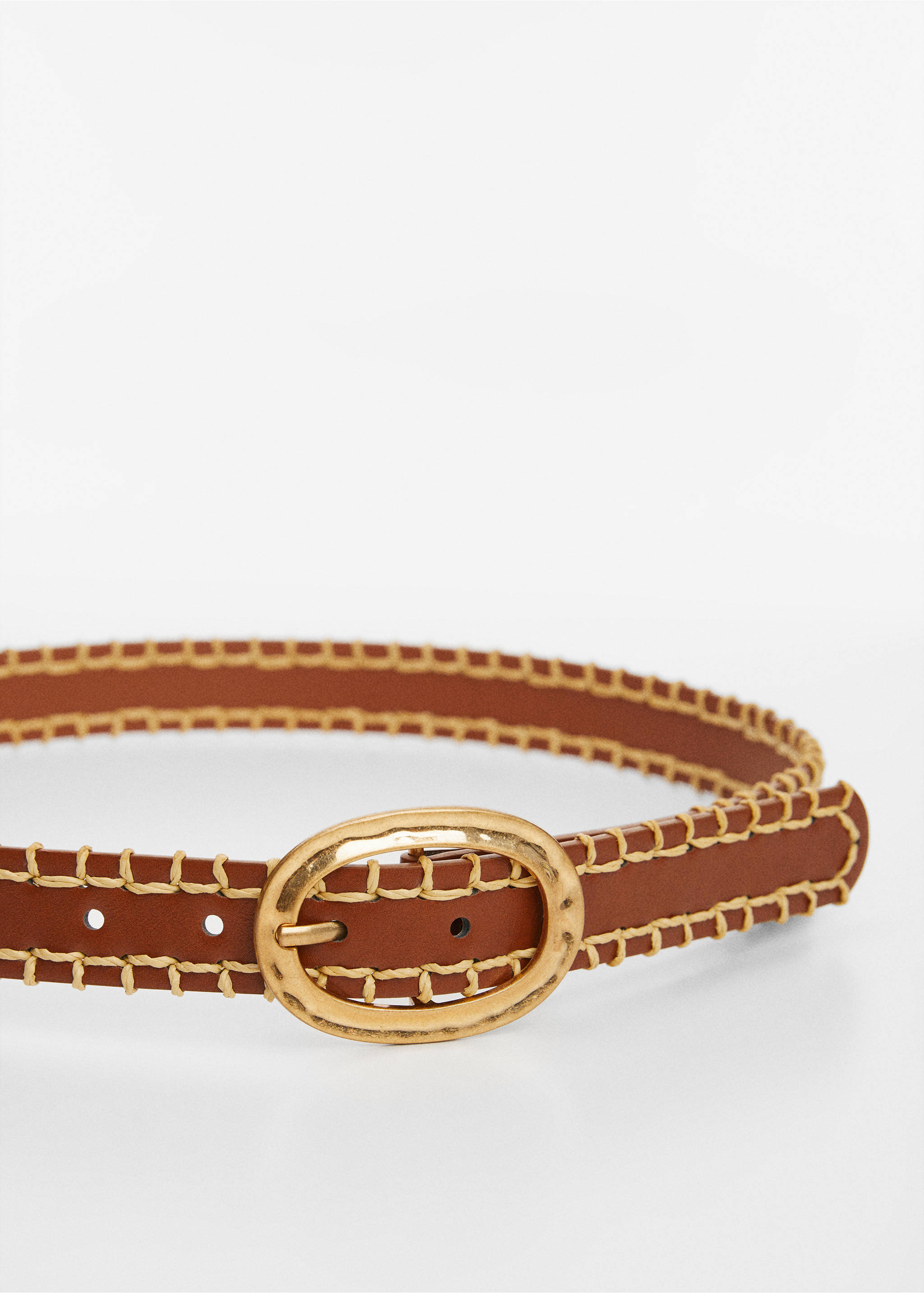 Ceinture combinée chaîne - Plan moyen, Marron. Ref: 67015733-00.