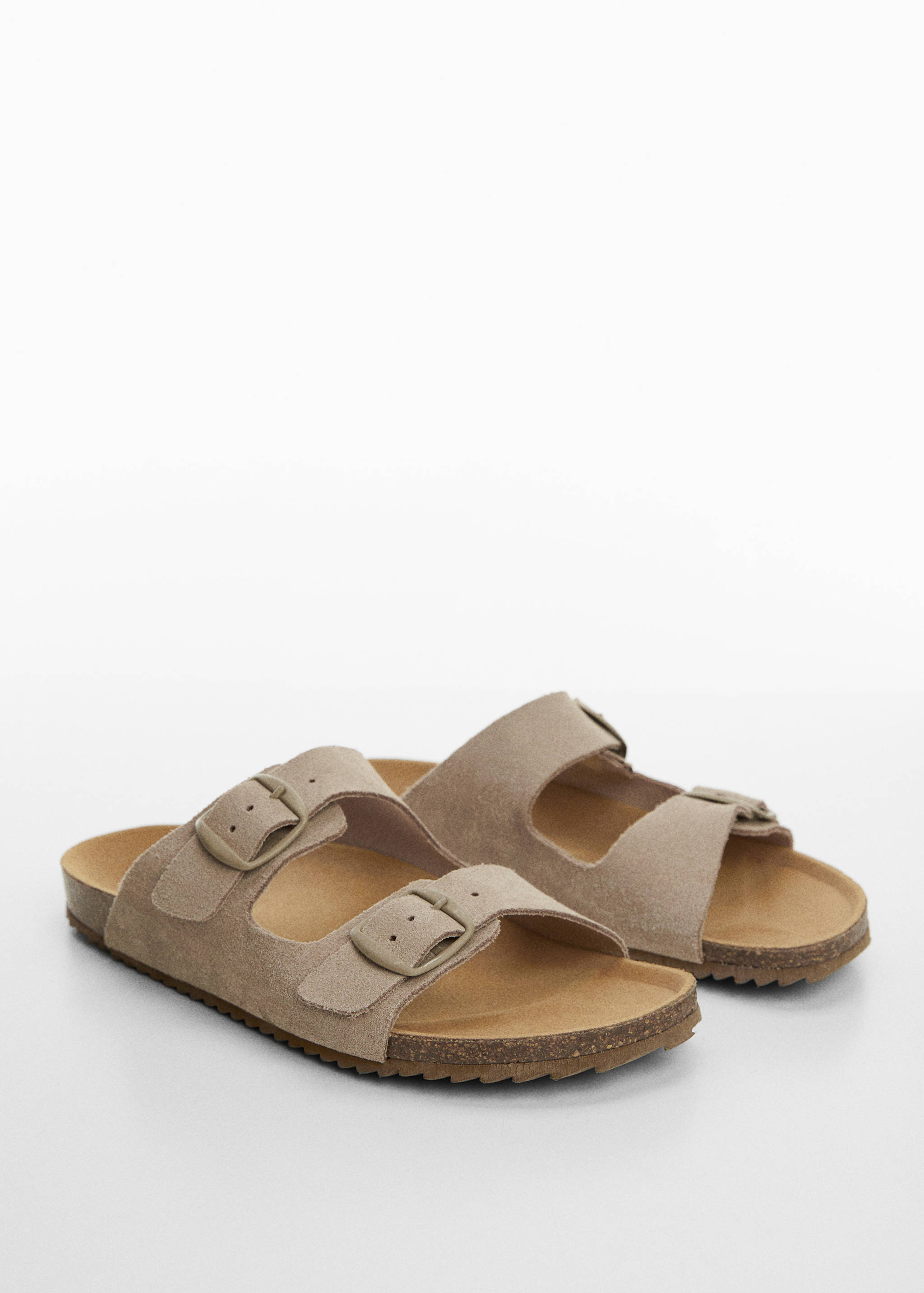 Sandales cuir boucles - Plan moyen