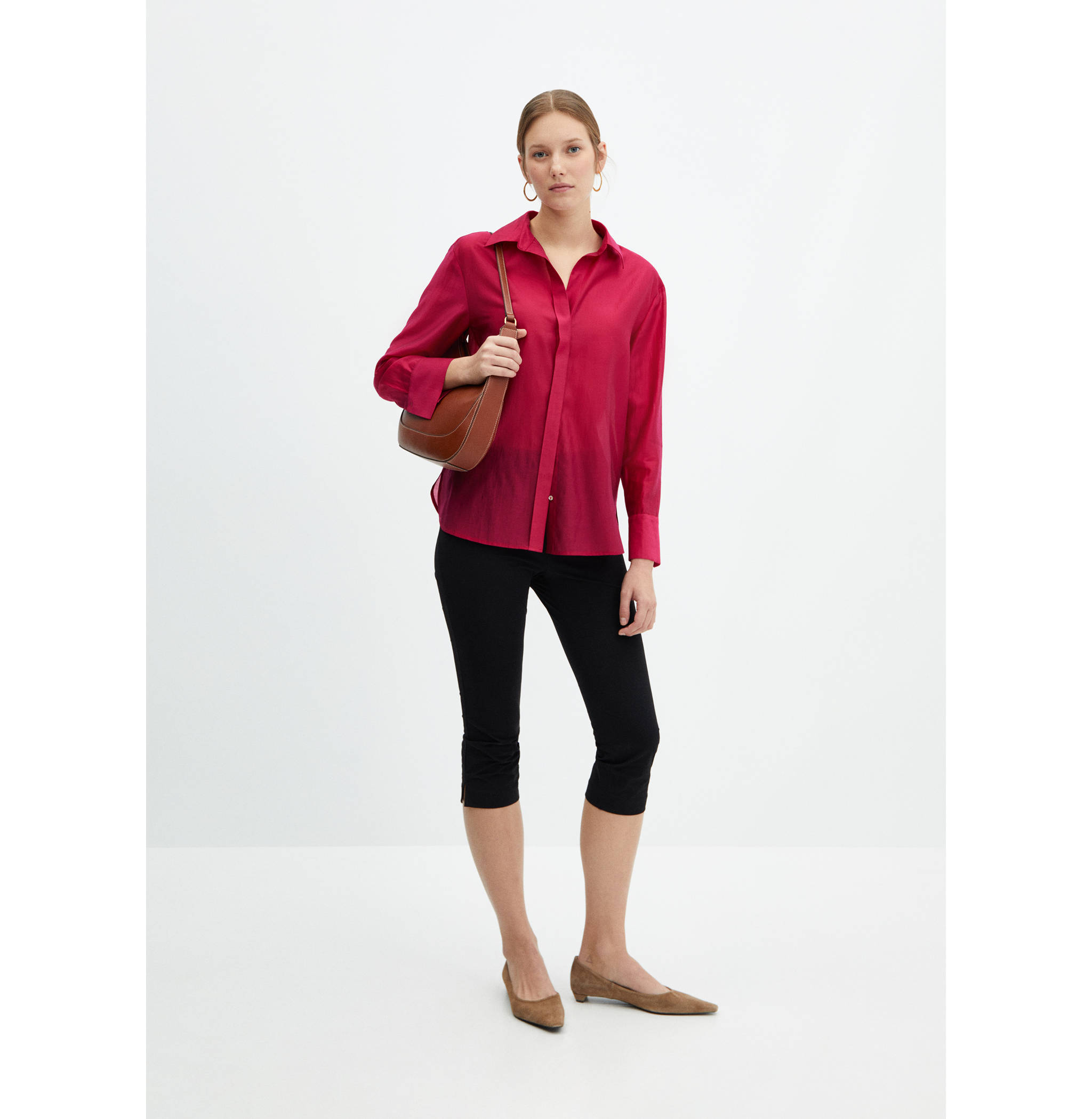 Concealed button shirt - General plane