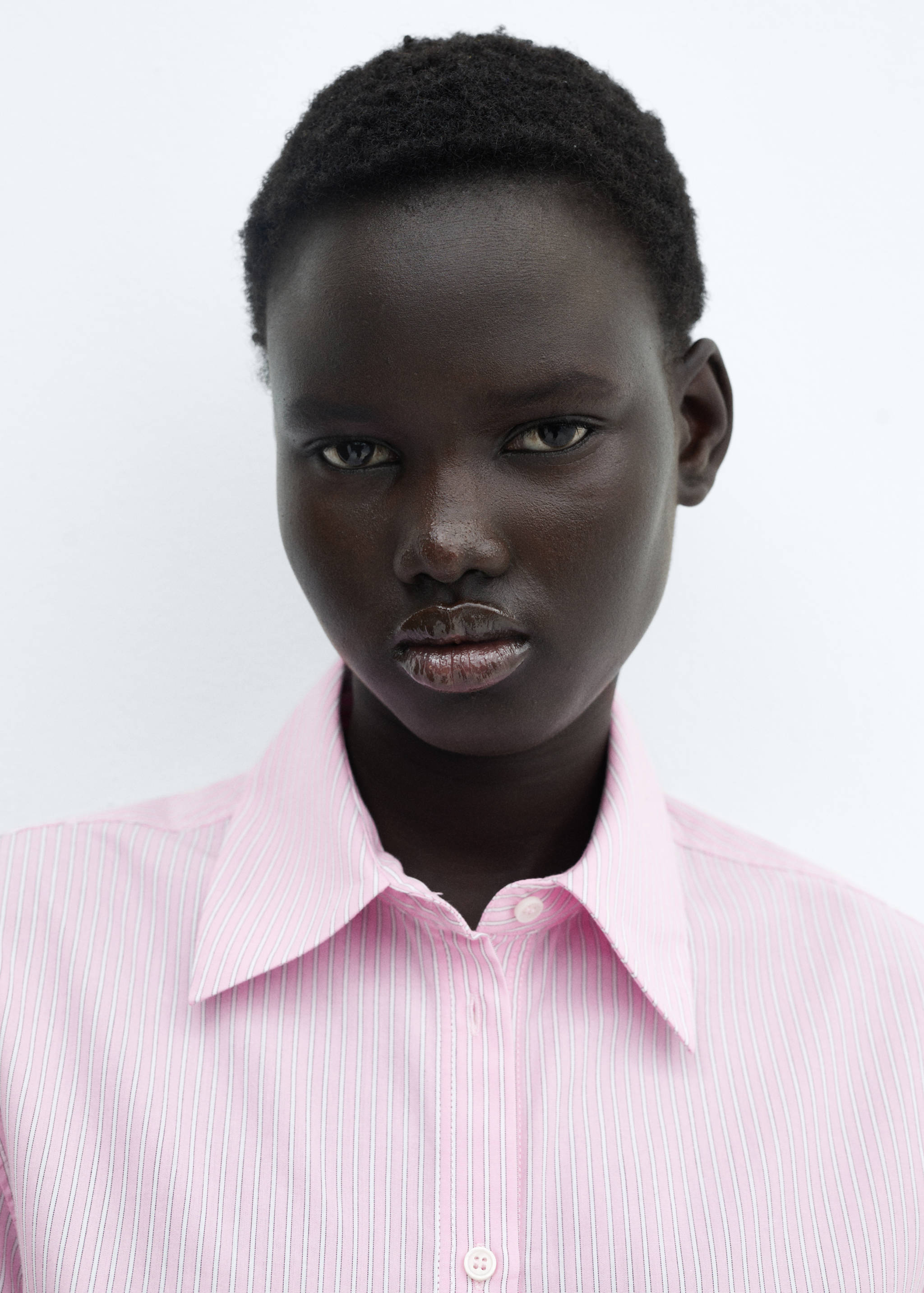 Πουκάμισο ριγέ με φιόγκο - Λεπτομέρεια του προϊόντος 1