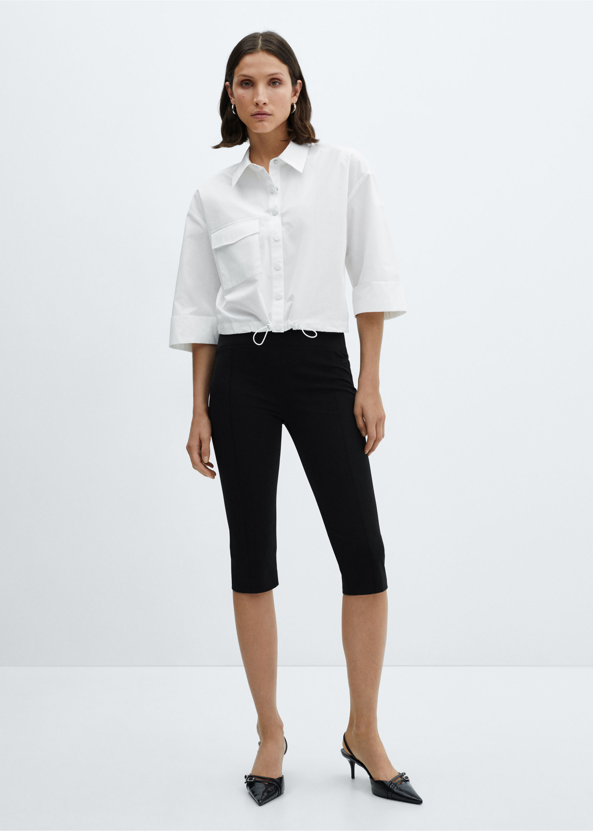 Chemise coton base réglable - Plan général