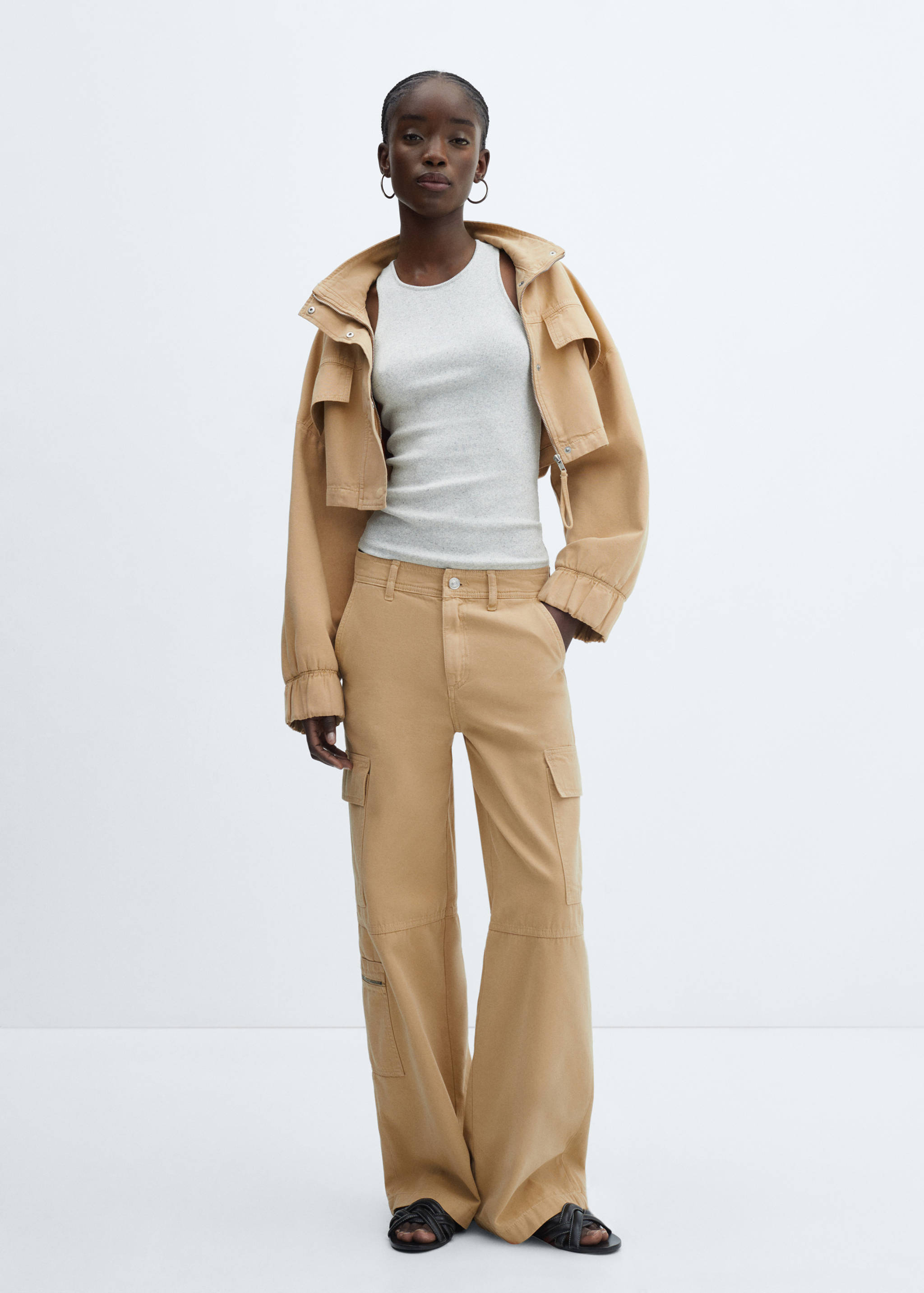 Jean cargo poches - Plan général