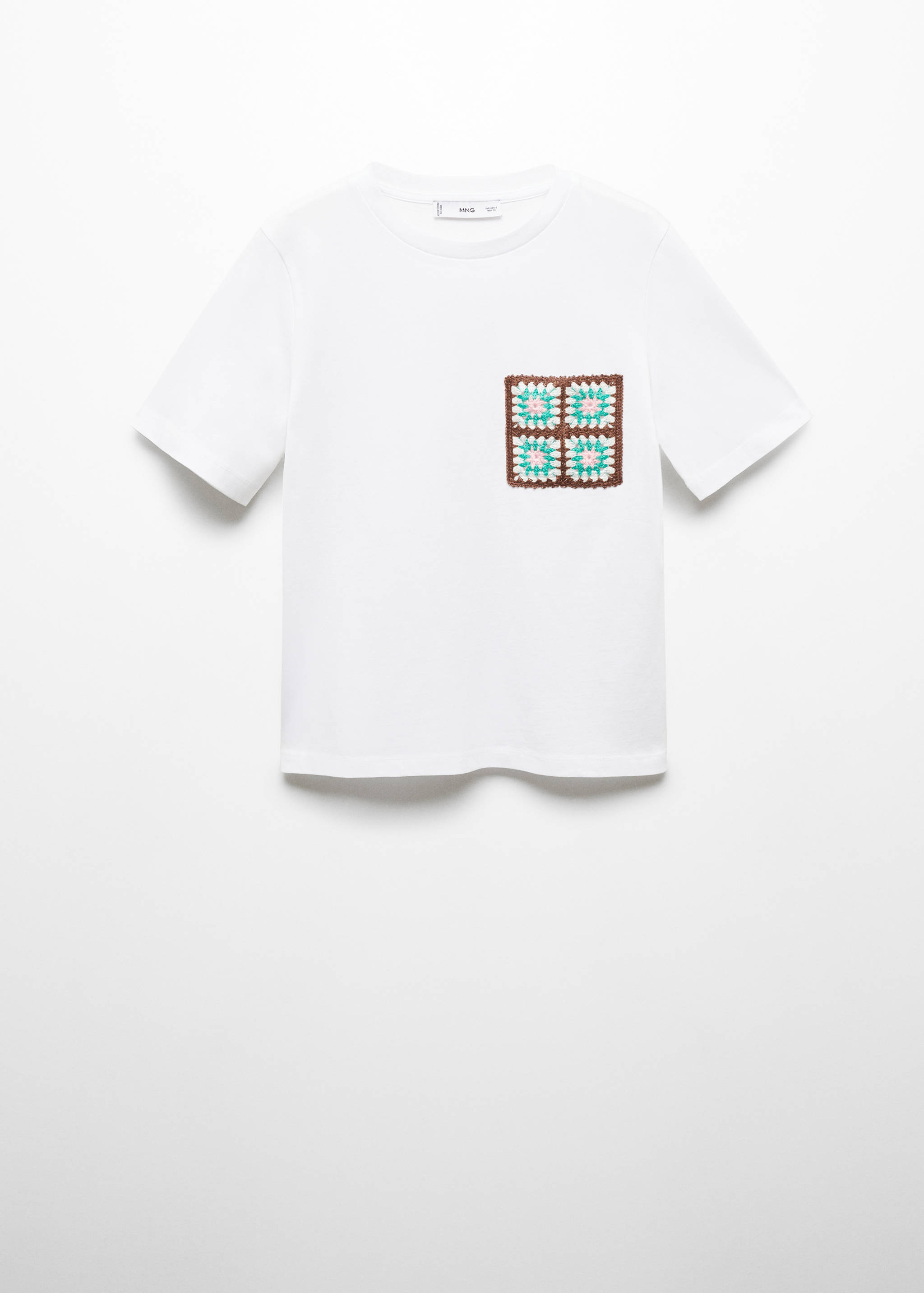 T-shirt poche crochet - Article sans modèle
