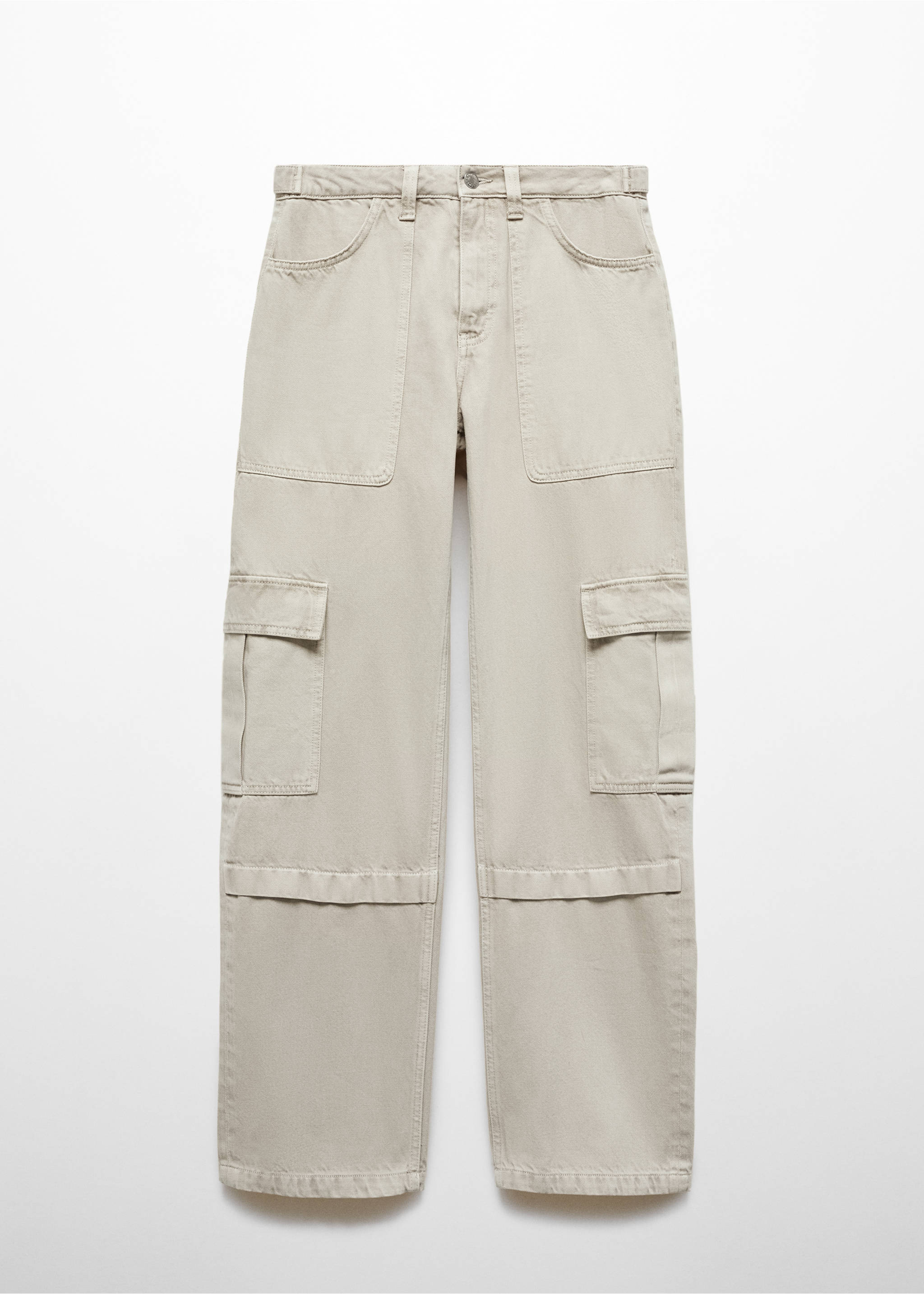 Pocket cargo jeans - Article without model, Sand. Ref: 67015752-00.