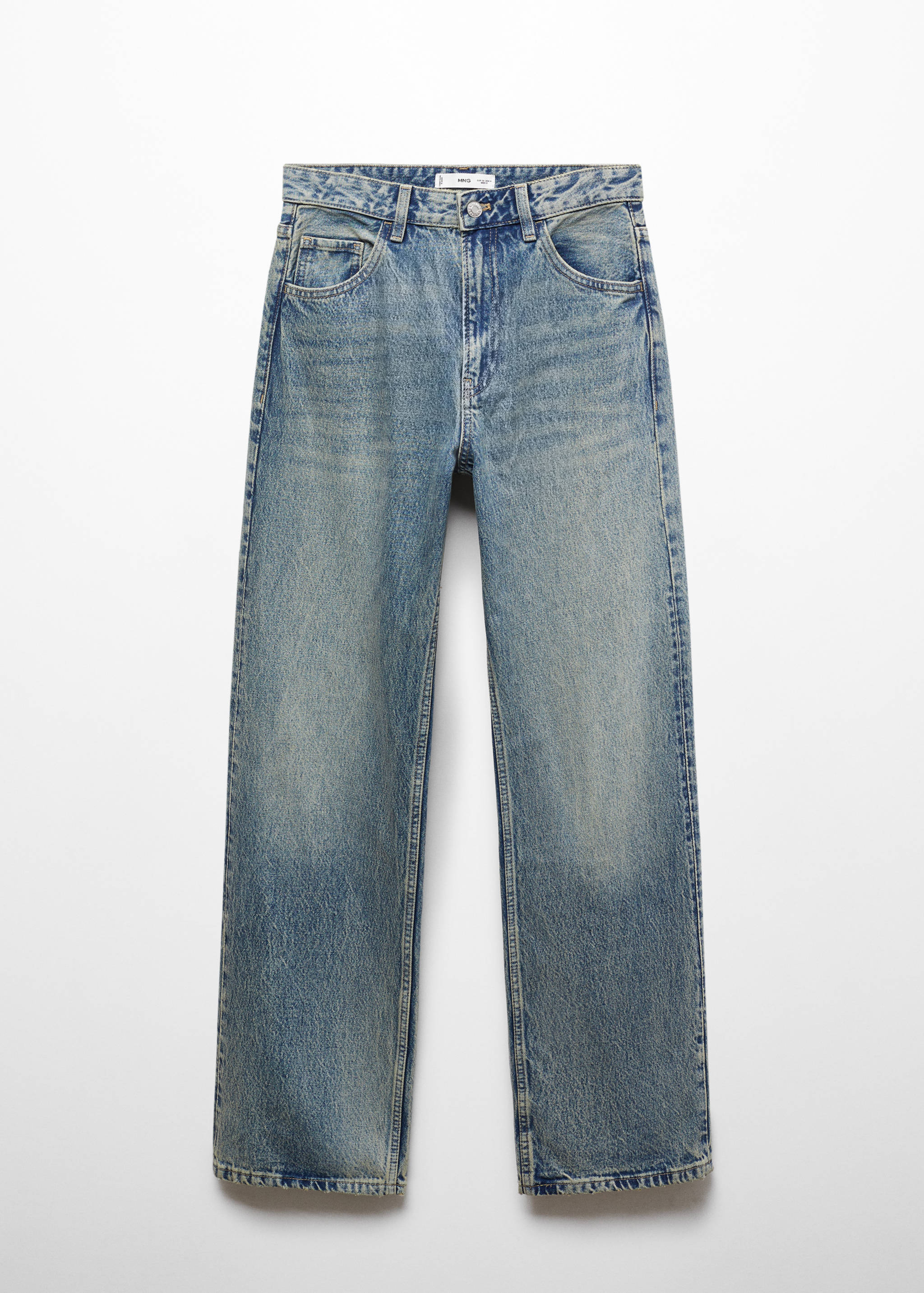 Mid-rise straight jeans - Article without model