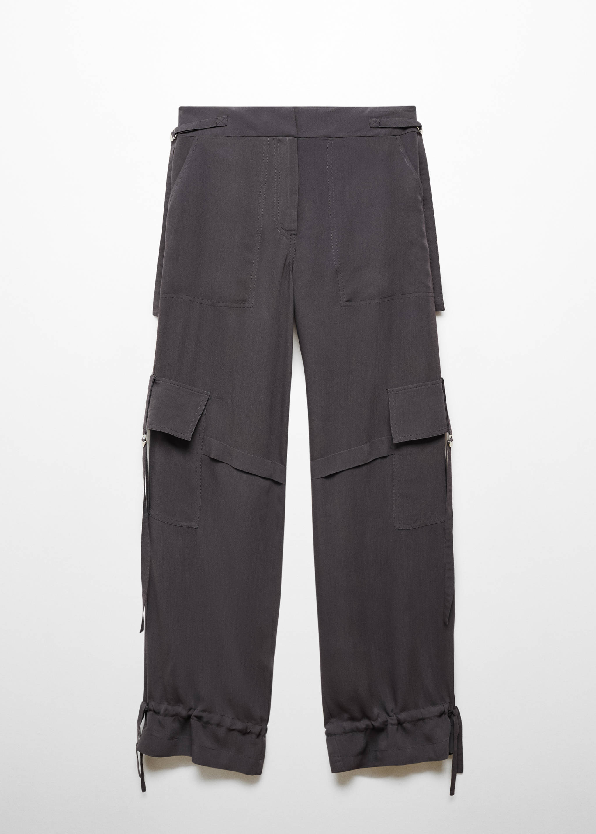 Cargo trousers with metallic details - Article without model